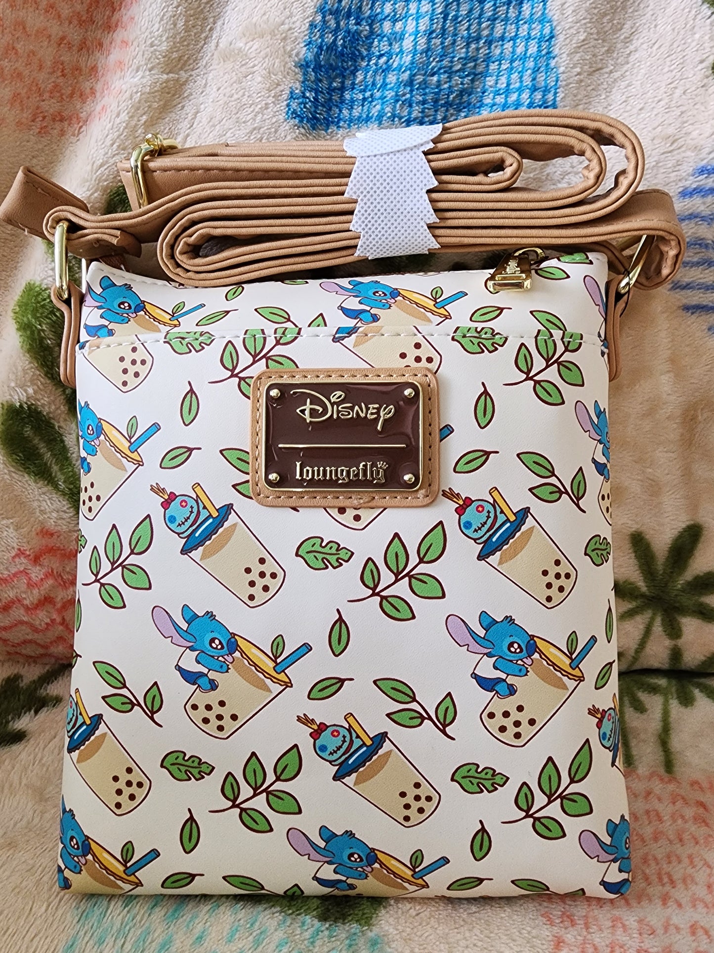 Loungefly Disney Lilo and Stitch Boba Drink Crossbody Bag