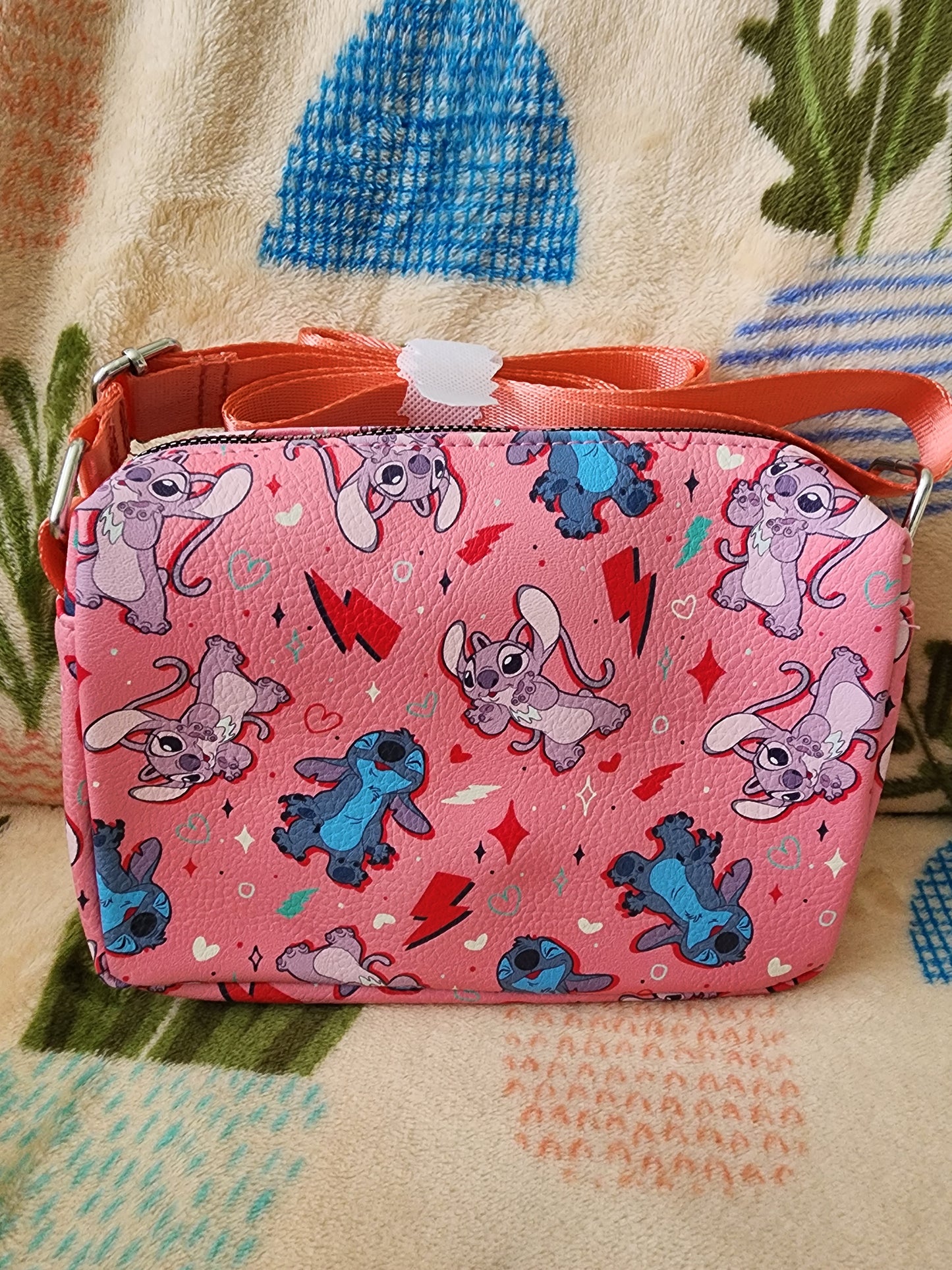 Disney Stitch and Angel Crossbody Bag
