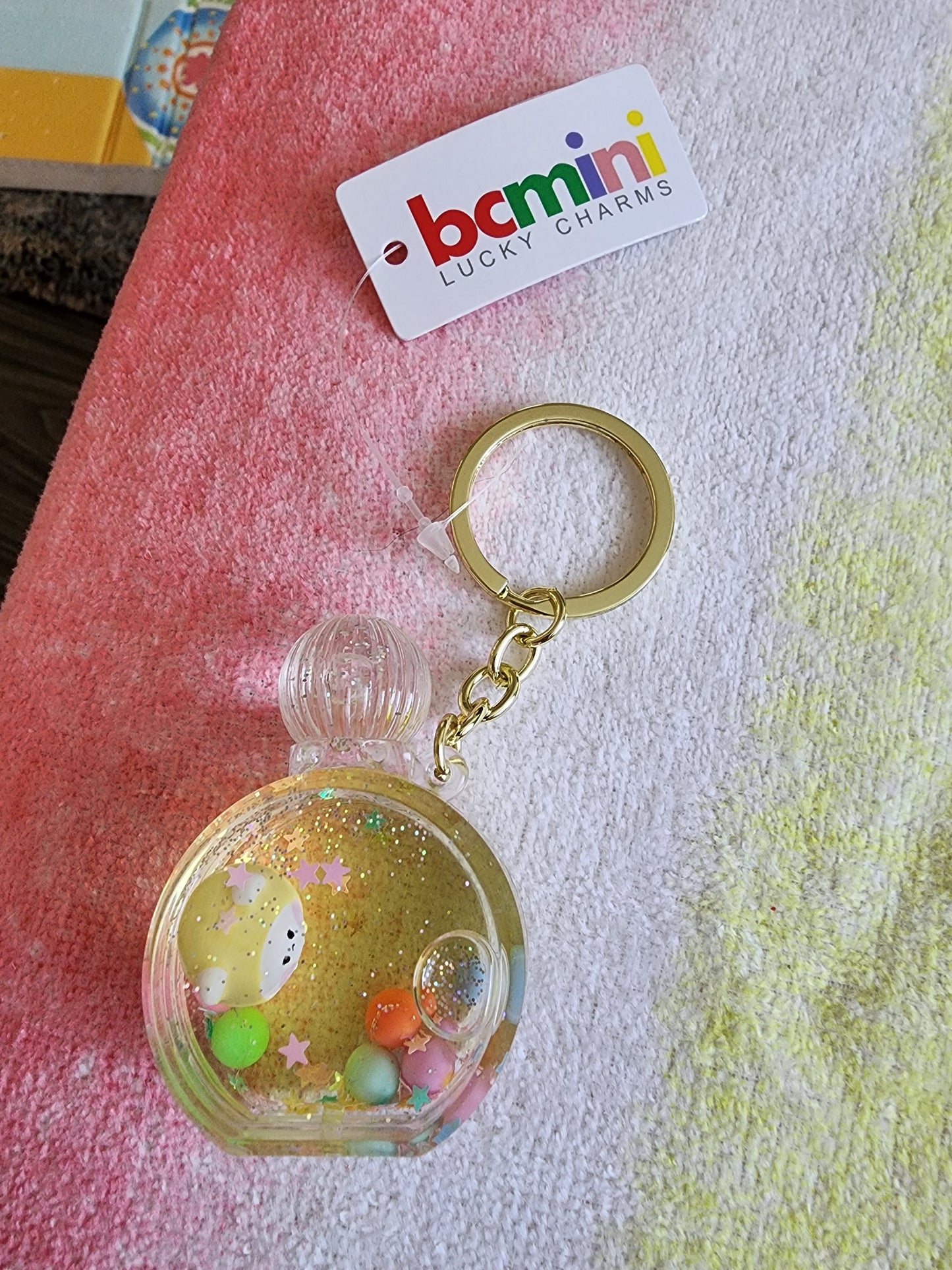 Lucky Charm Floating Keychain