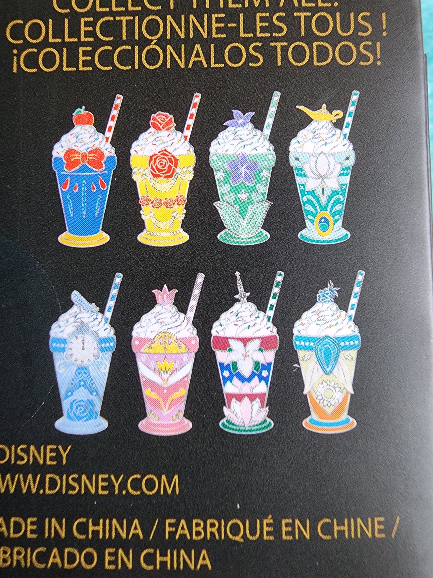 Disney Princess Milkshake Mystery Pins
