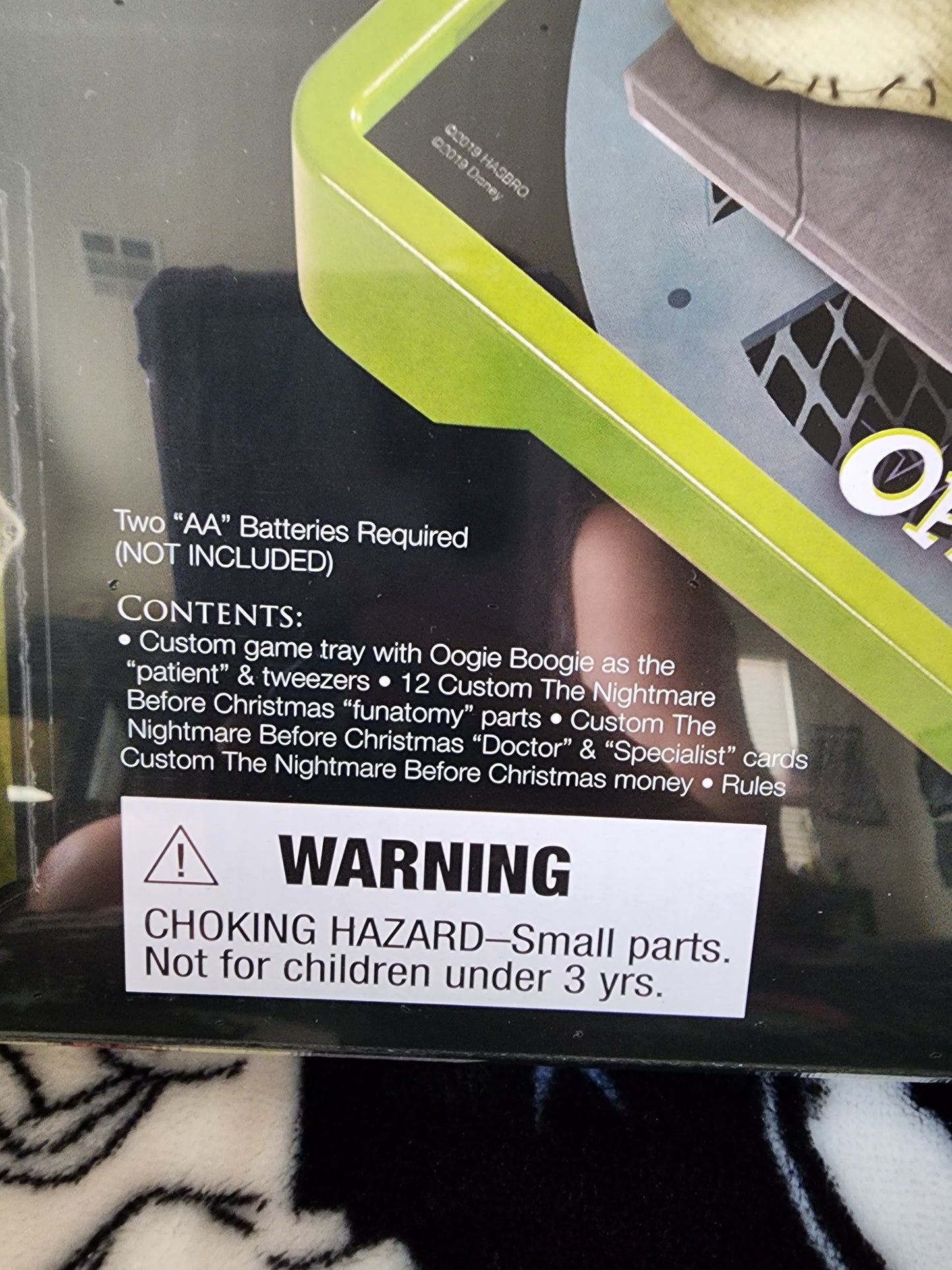 Disney Oggie Boggie Operation Board Game