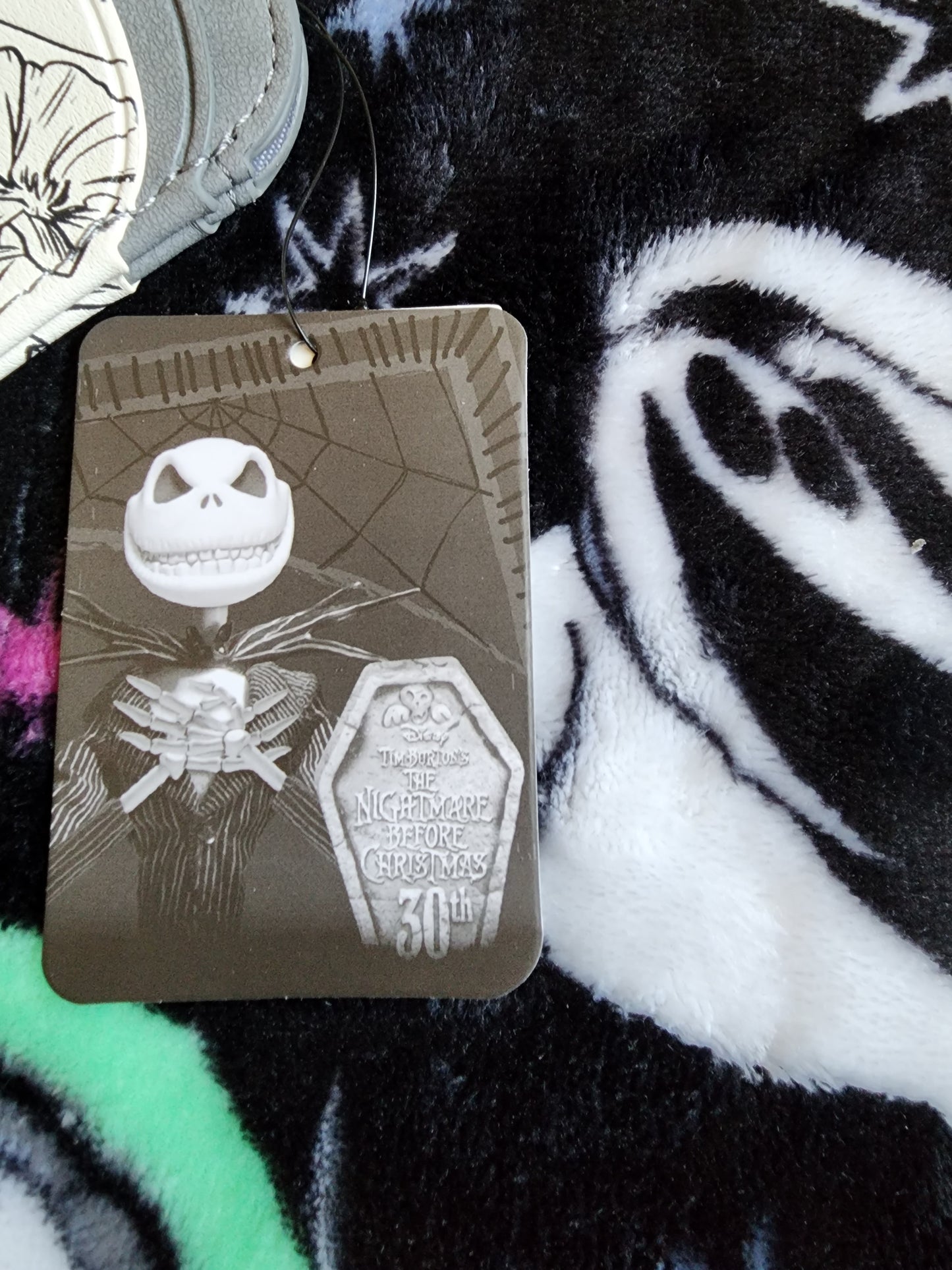 Loungefly Disney 30th Anniversary Nightmare Before Christmas Zero Card Holder
