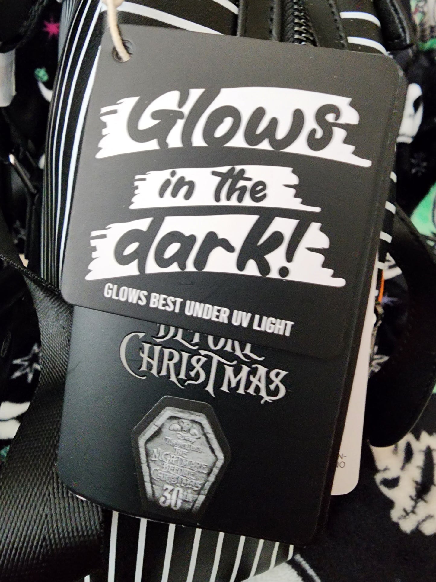 Loungefly Disney 30th Anniversary Nightmare Before Christmas Jack Skellington Halloween Backpack