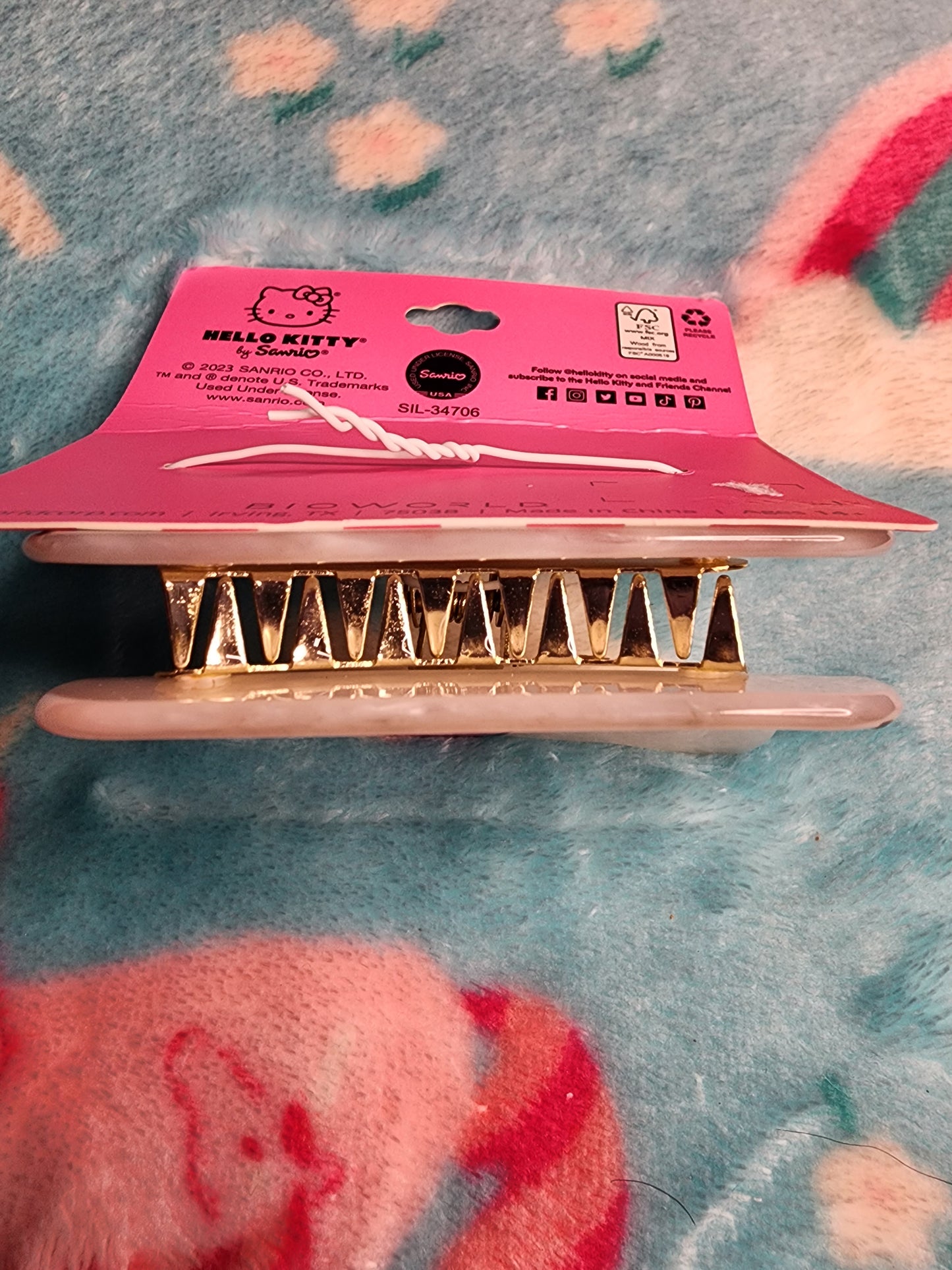 Hello Kitty Hair Claw Clip