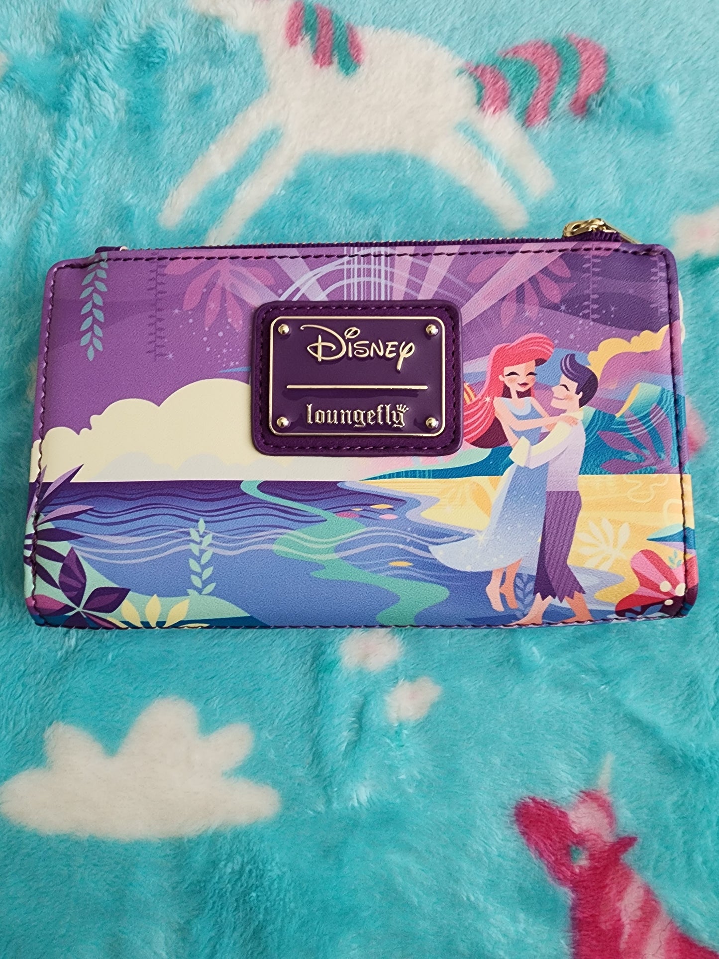 Loungefly Disney The Little Mermaid Ariel Castle Collection Wallet
