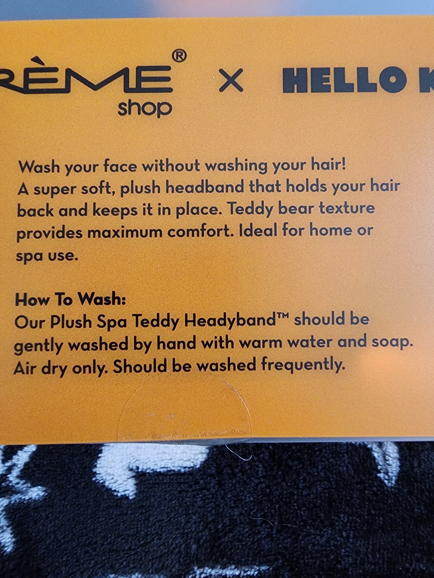 Hello Kitty Halloween Spa Headband