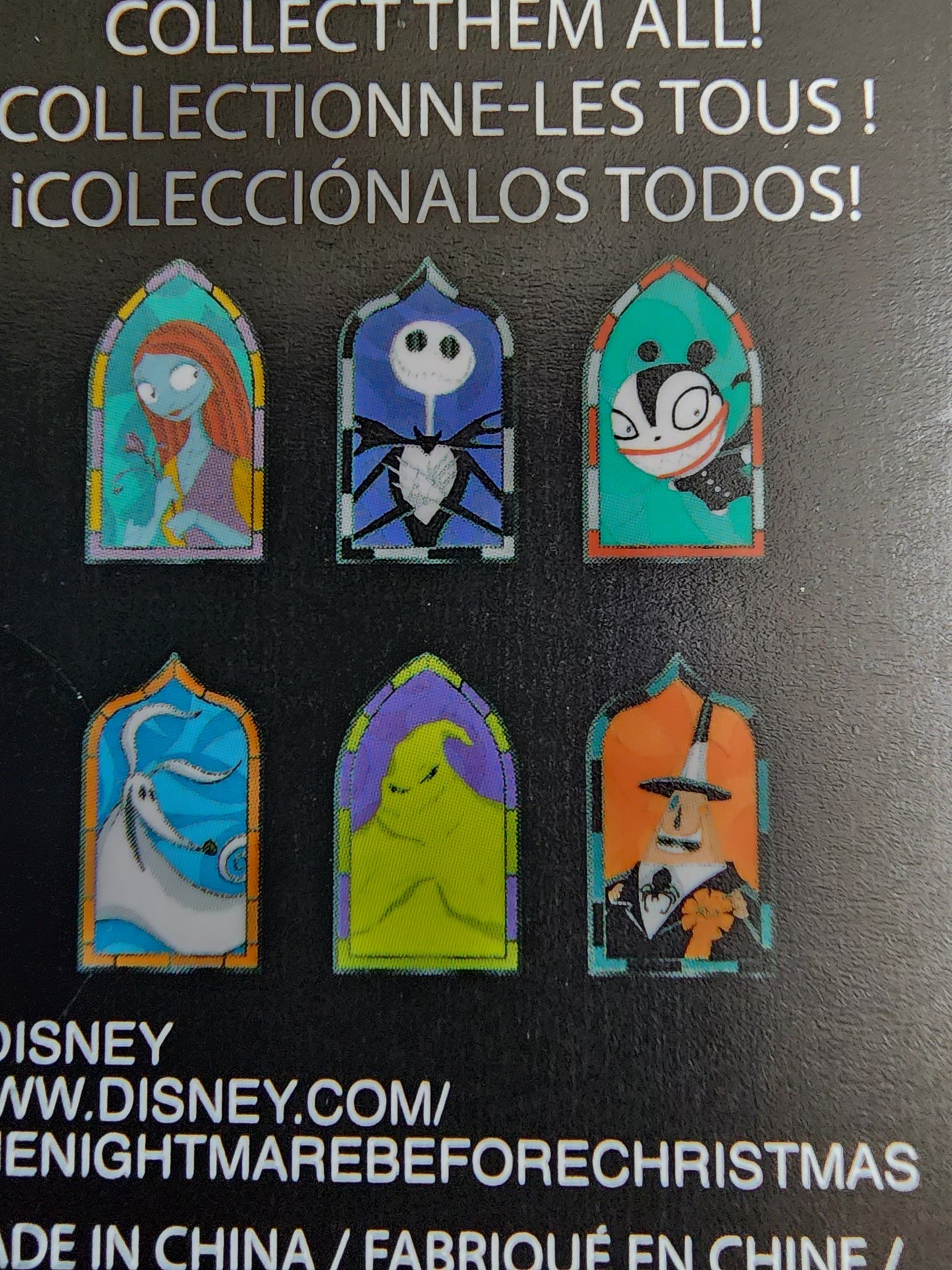 Loungefly Nightmare Before Christmas 30th Anniversary Stain Glass Mystery Pins