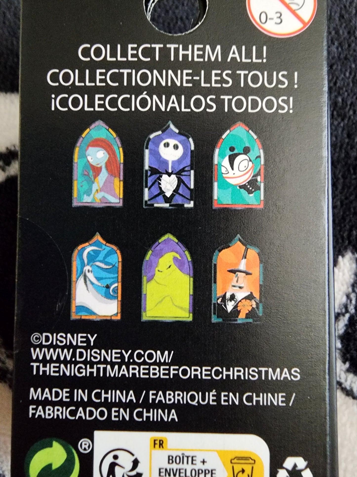 Loungefly Nightmare Before Christmas 30th Anniversary Stain Glass Mystery Pins