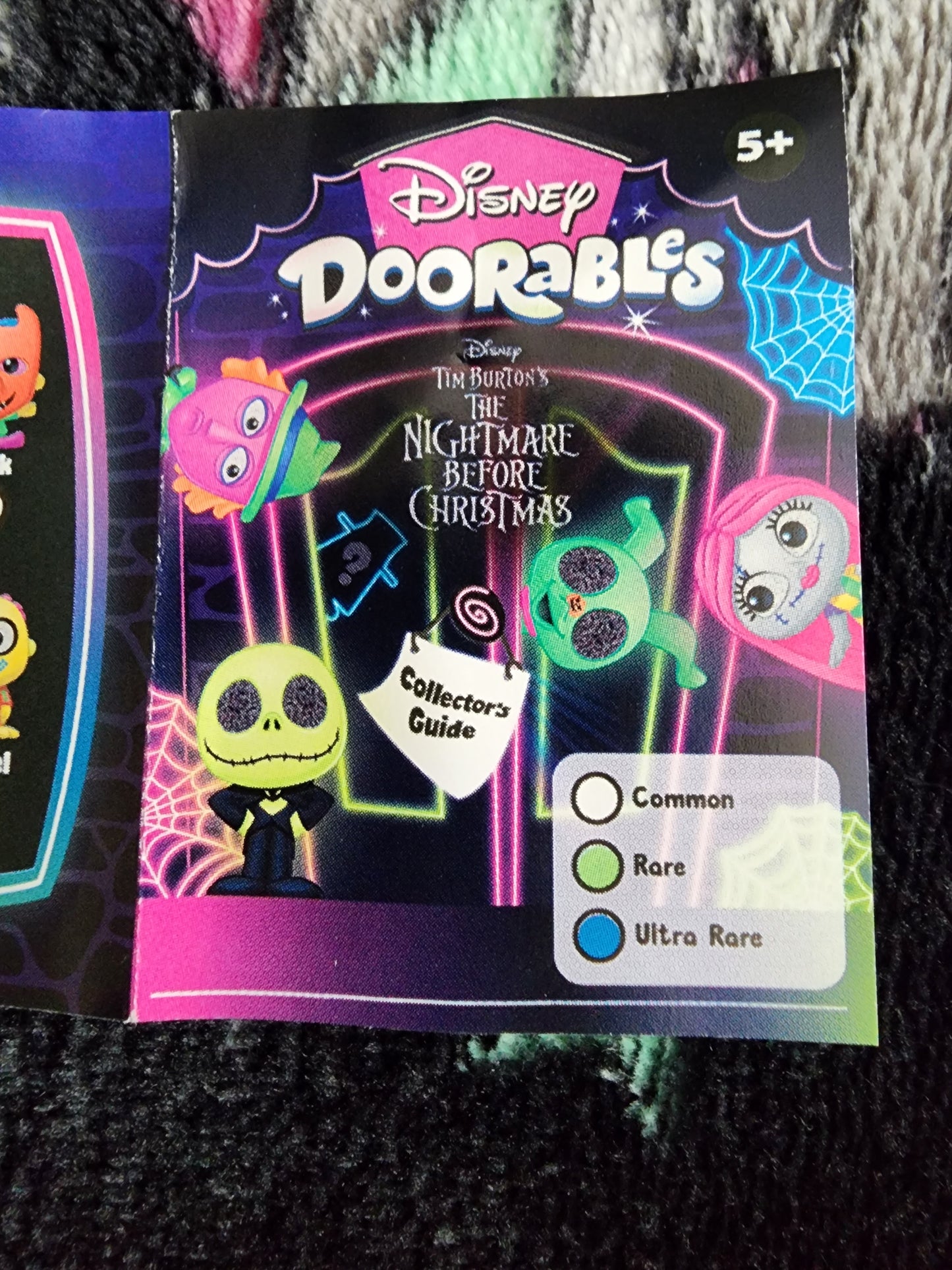 Disney Doorables Blacklight Rare Nightmare Before Christmas Mystery Figures