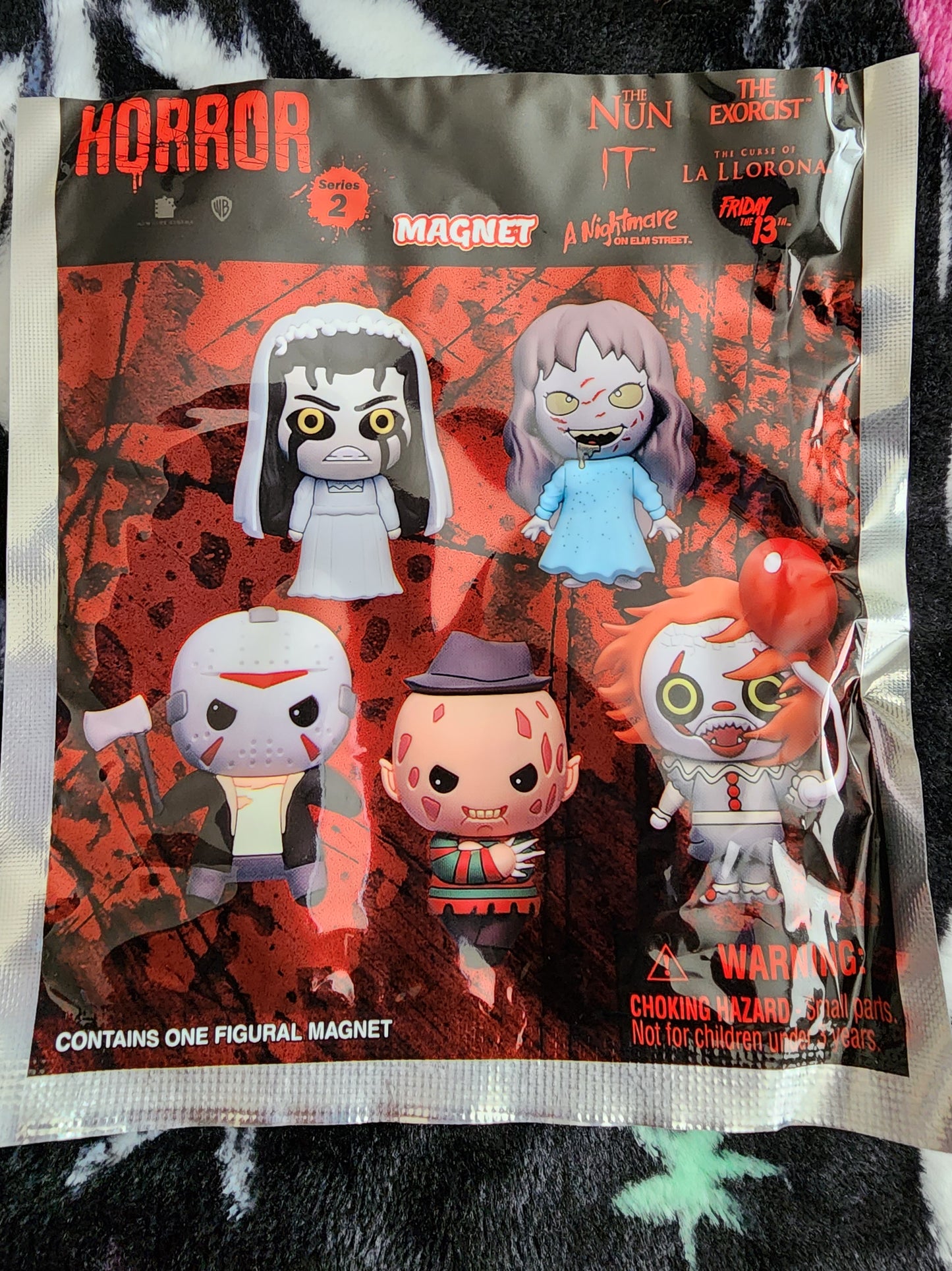 Horror Movie Icons 3D Mystery Magnets