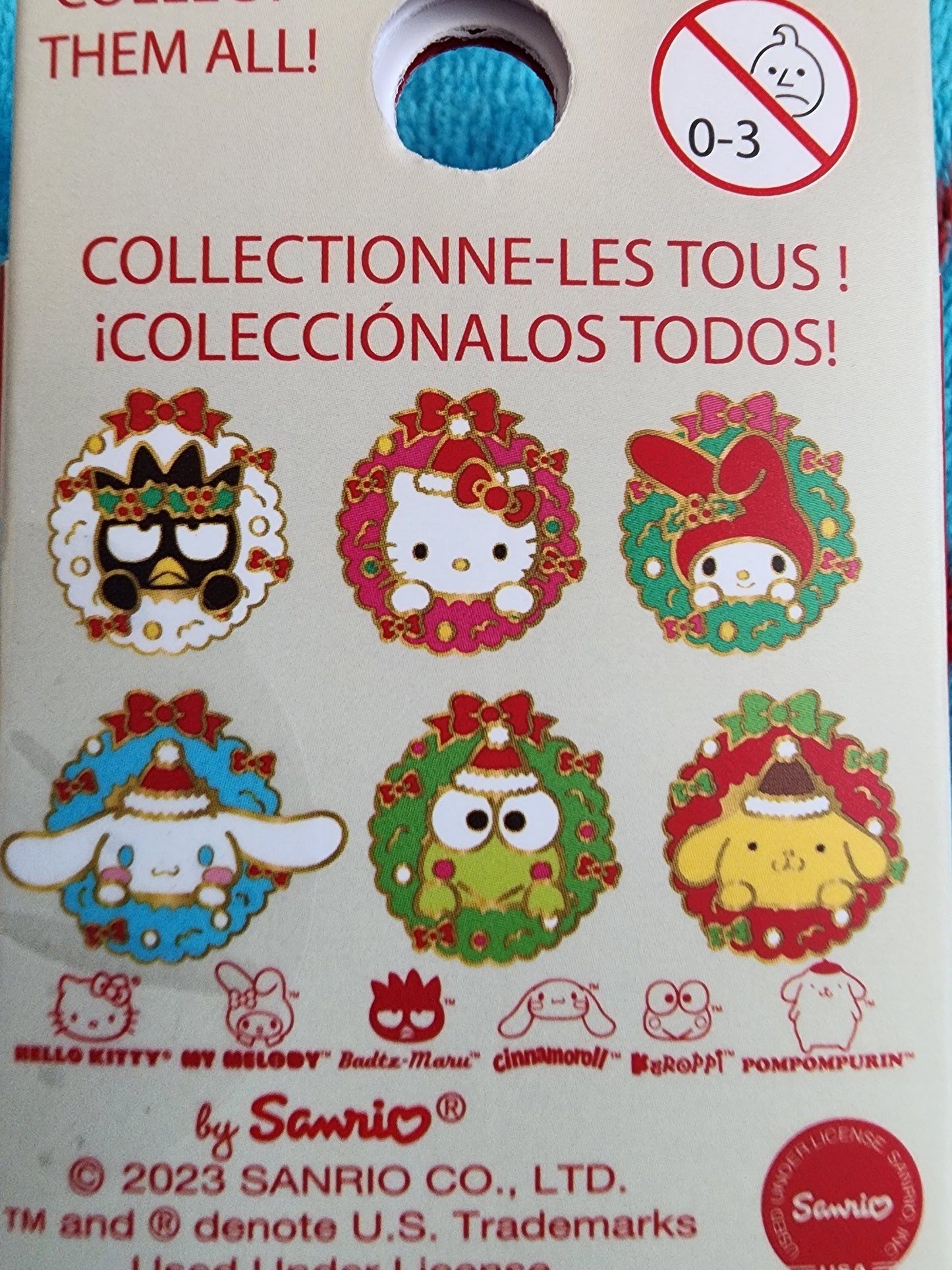 Loungefly Hello Kitty and Friends Christmas Wreath Mystery Pins