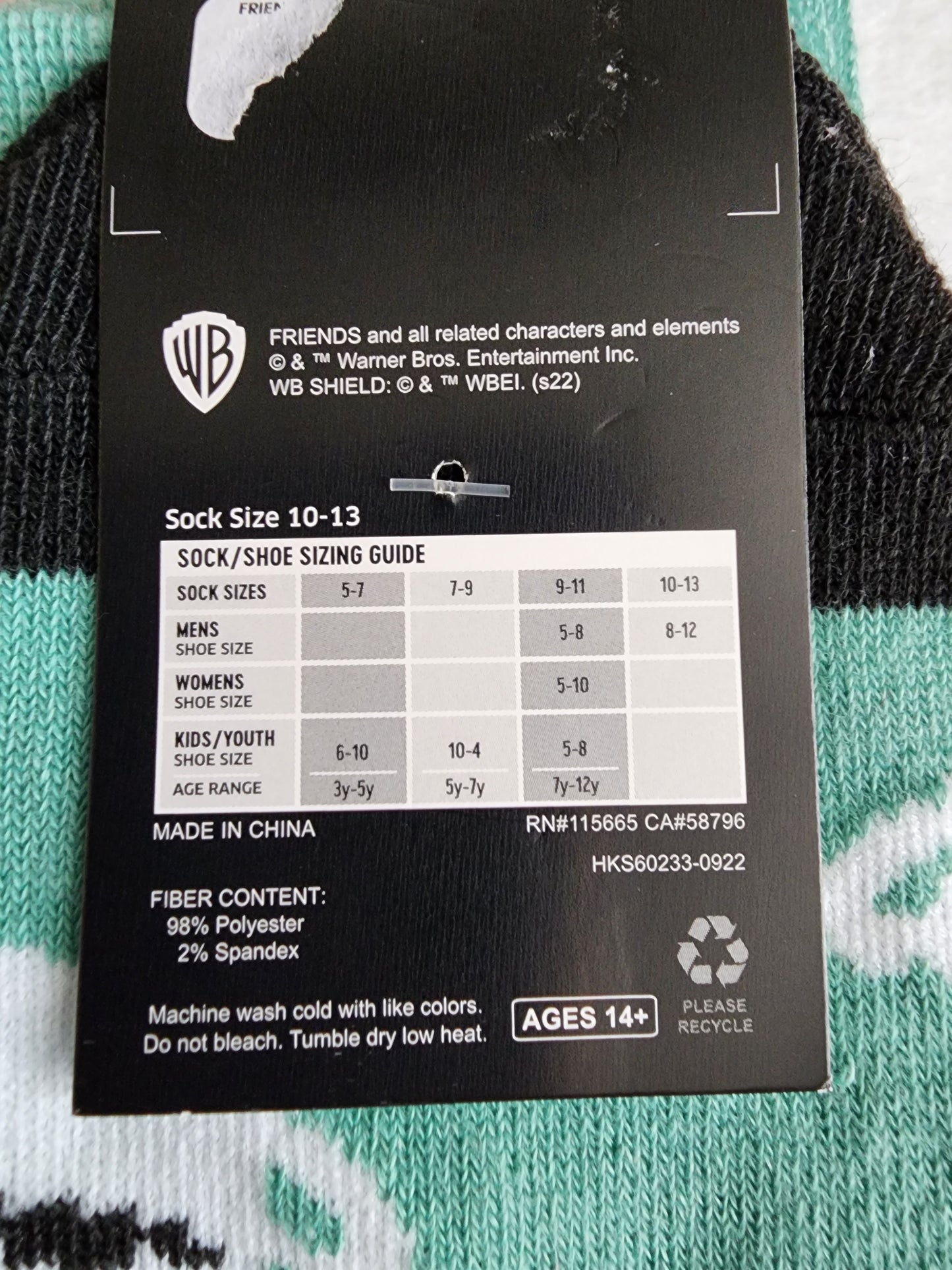 Friends Central Perk Socks