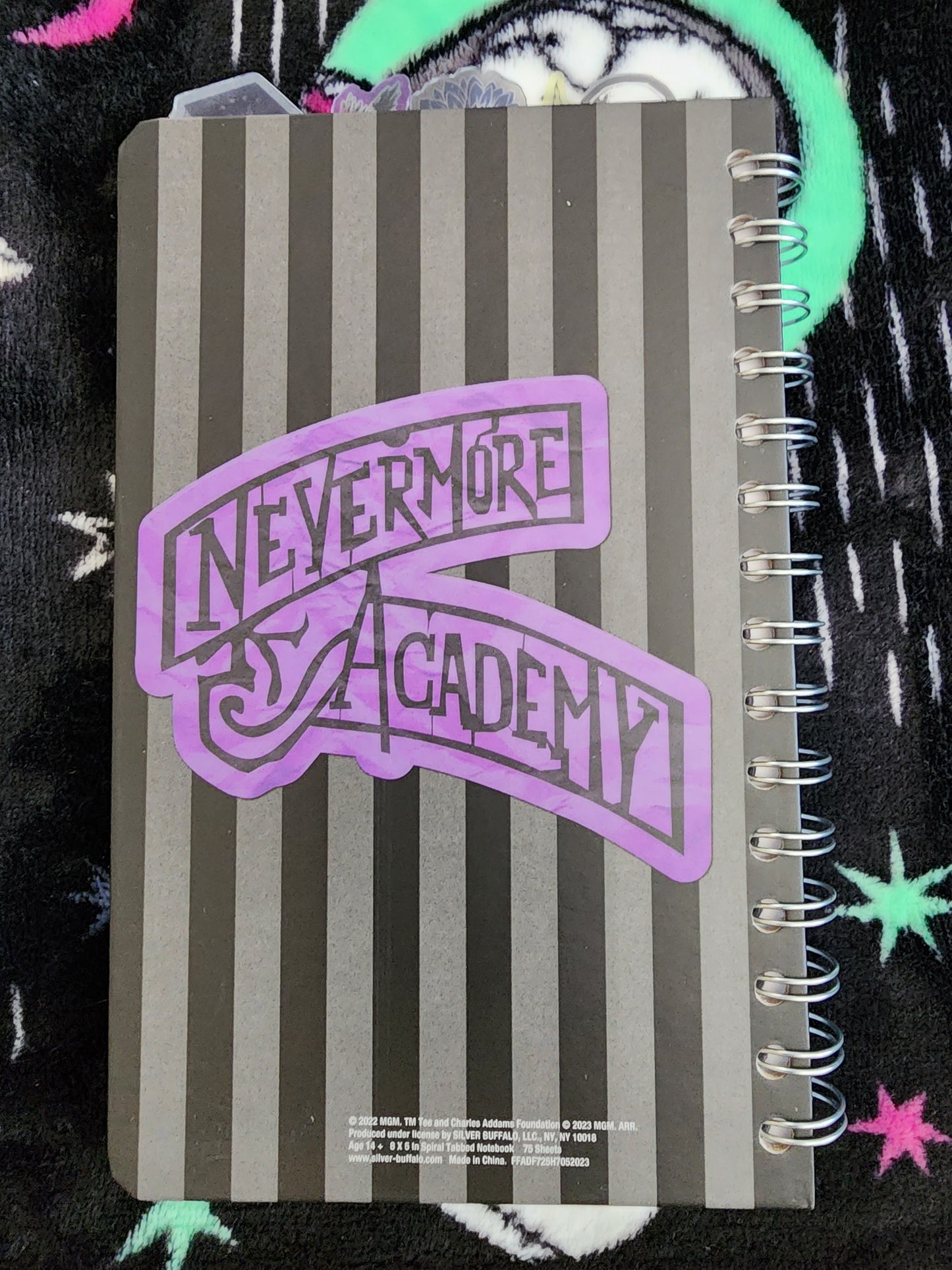 Wednesday's Nevermore Academy Notebook