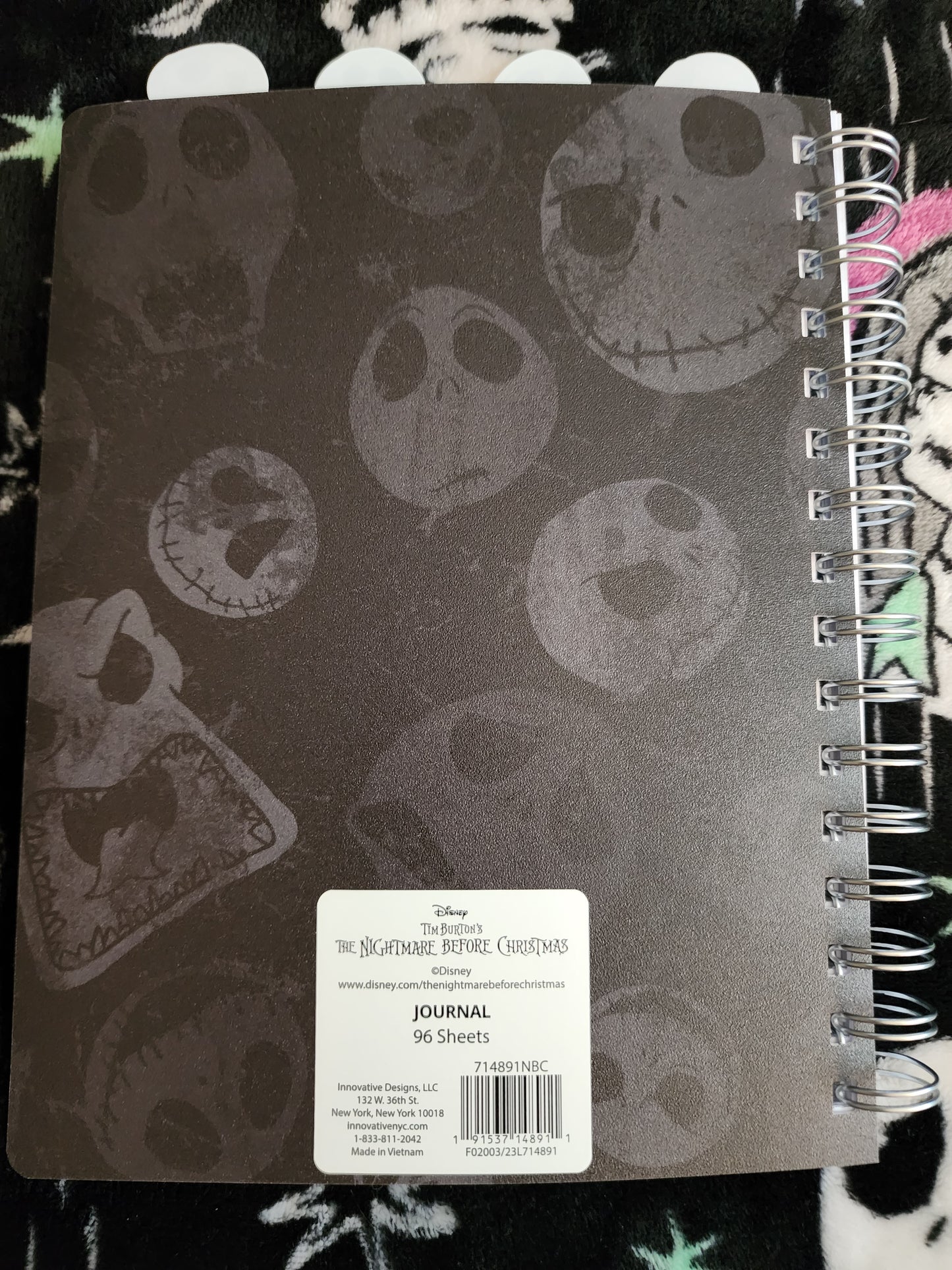 Disney Nightmare Before Christmas Notebook