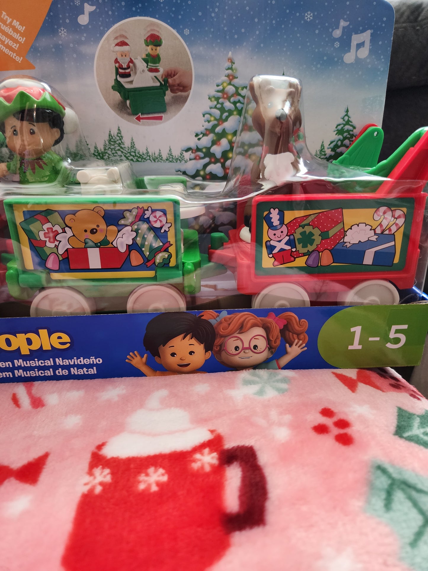Fisher Price Little People Musical Christmas Train Set