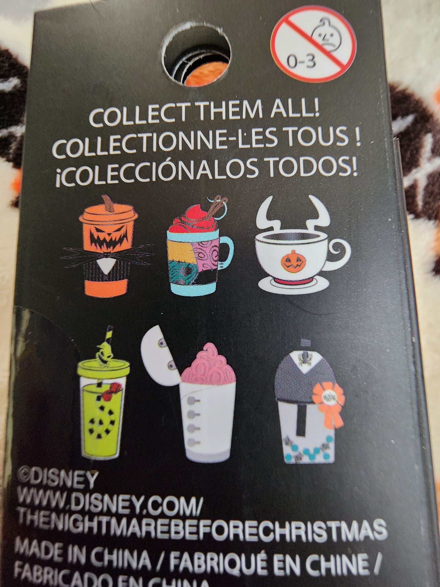 Loungefly Disney Nightmare Before Christmas 30th Anniversary Mystery Drink Pins