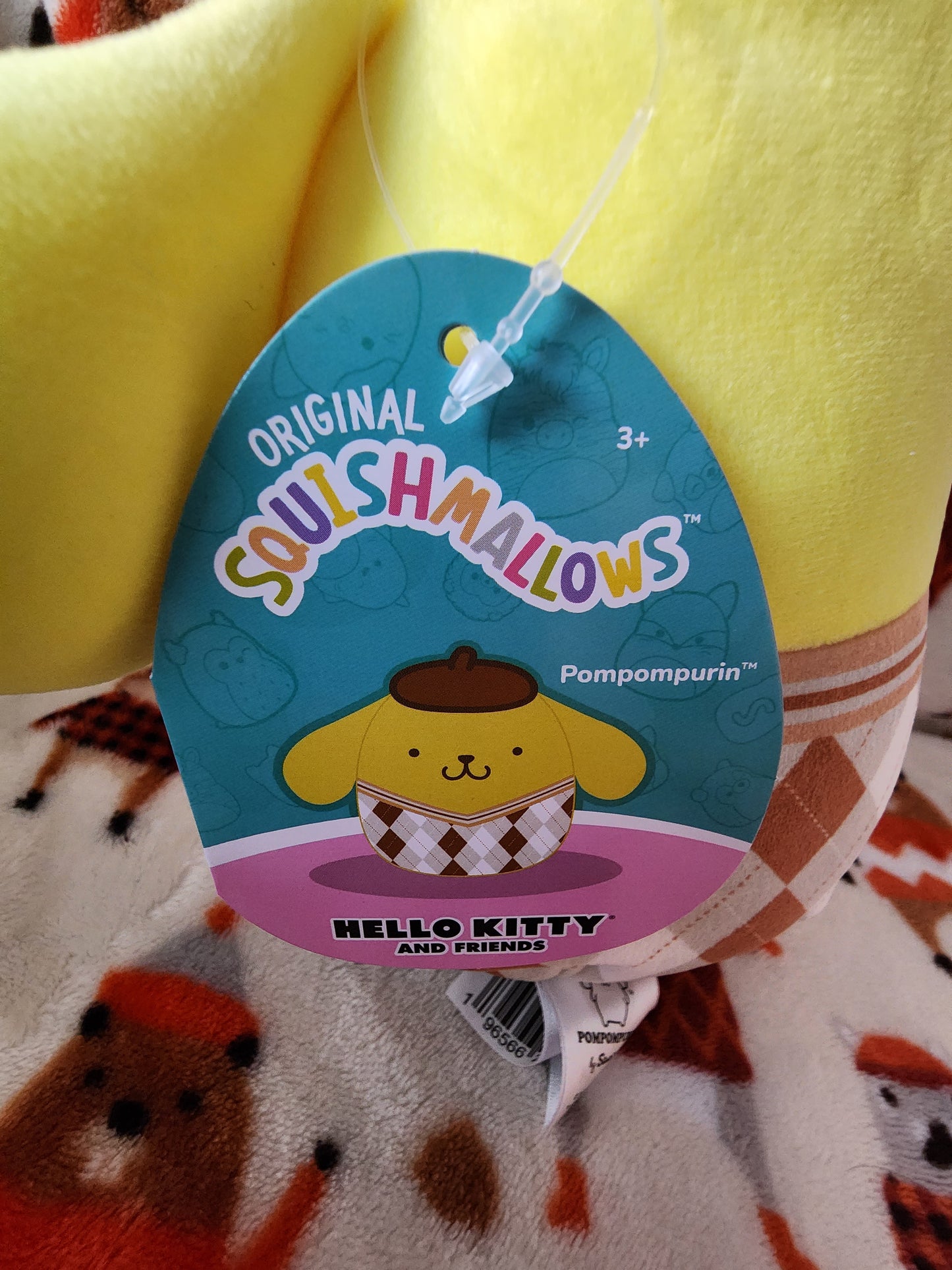 Squishmallows Hello Kitty and Friends Plaid Plush