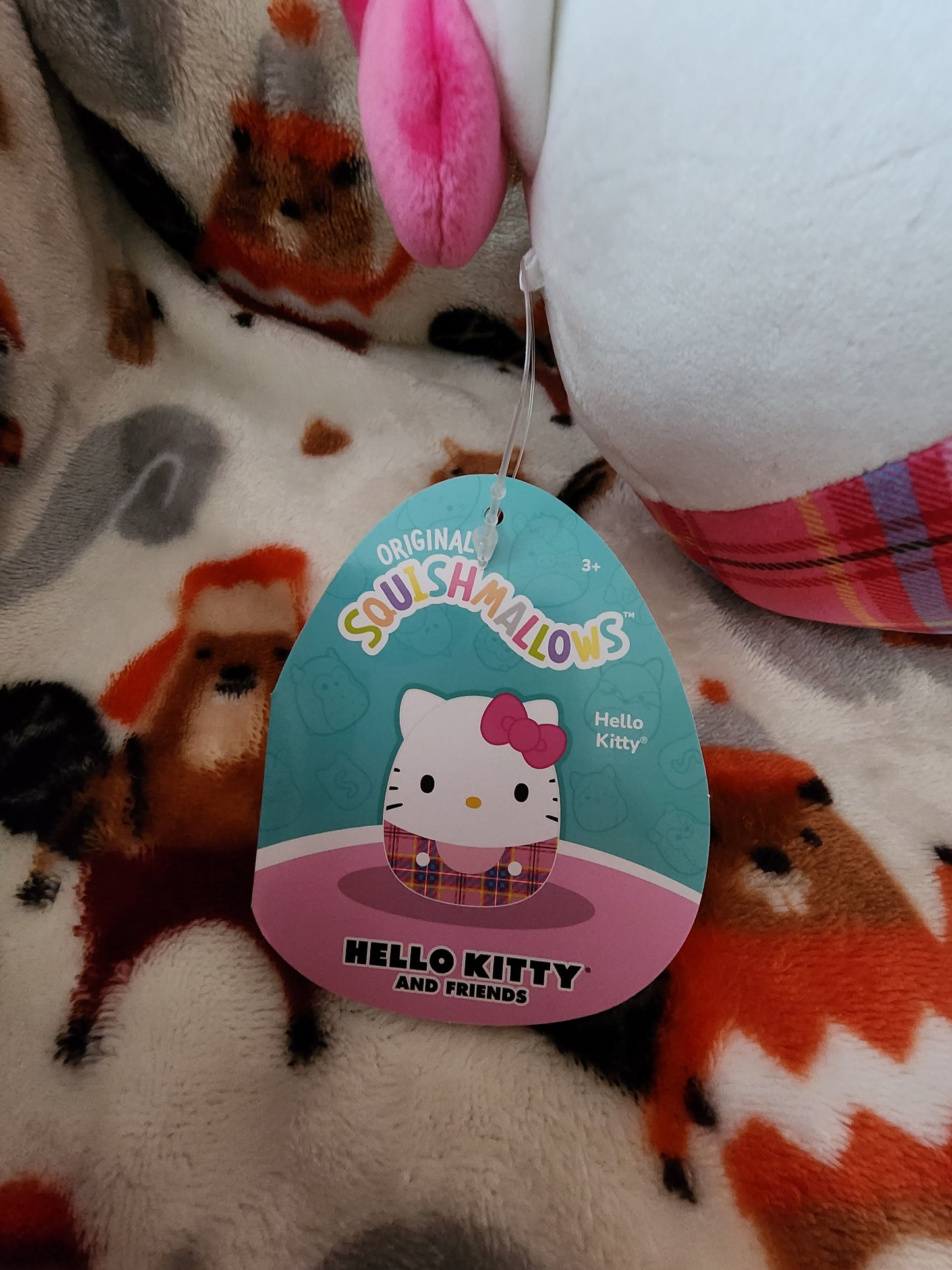 Squishmallows Hello Kitty and Friends Plaid Plush