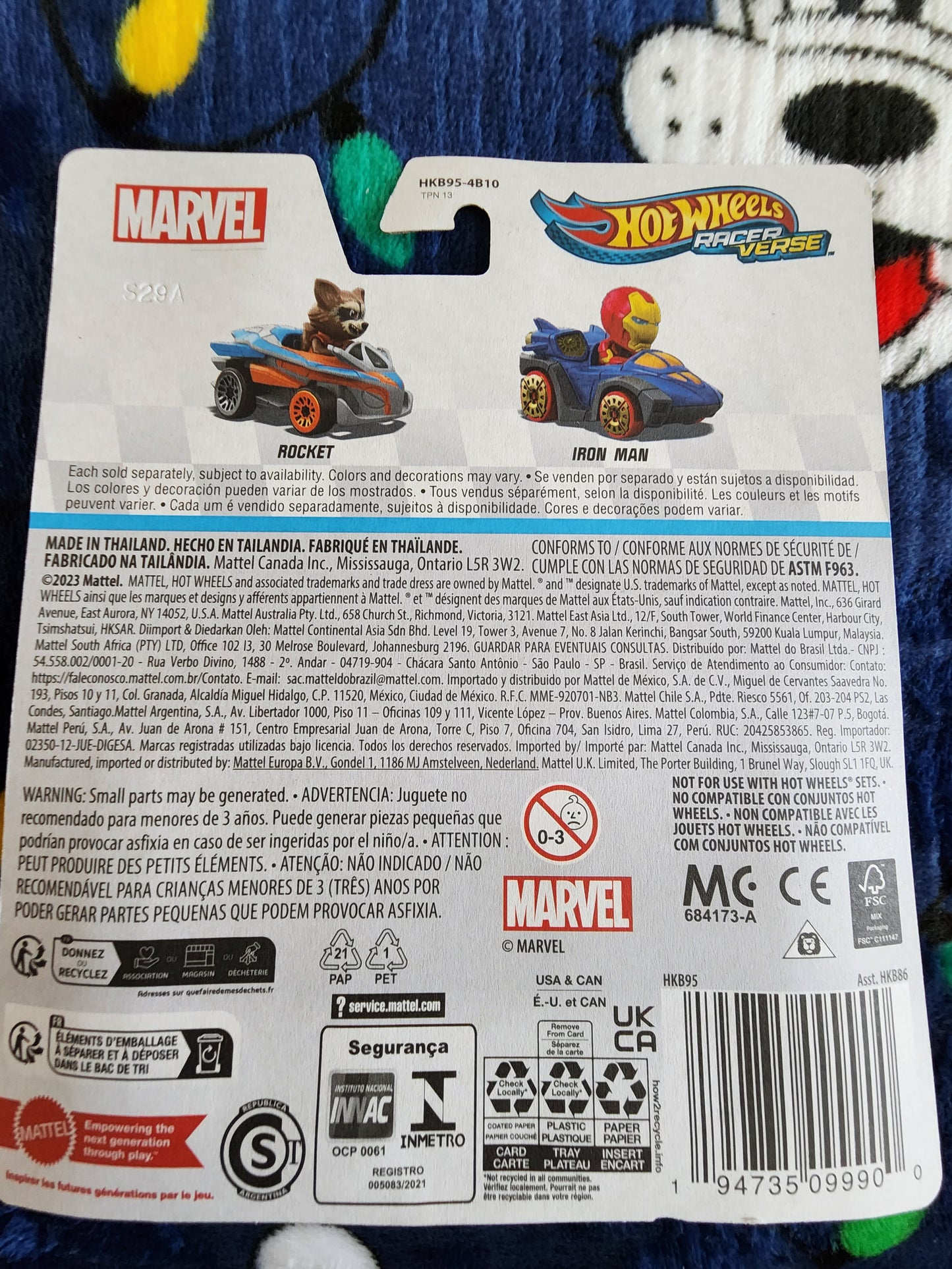 Hot Wheels Marvel Iron Man Racer Car