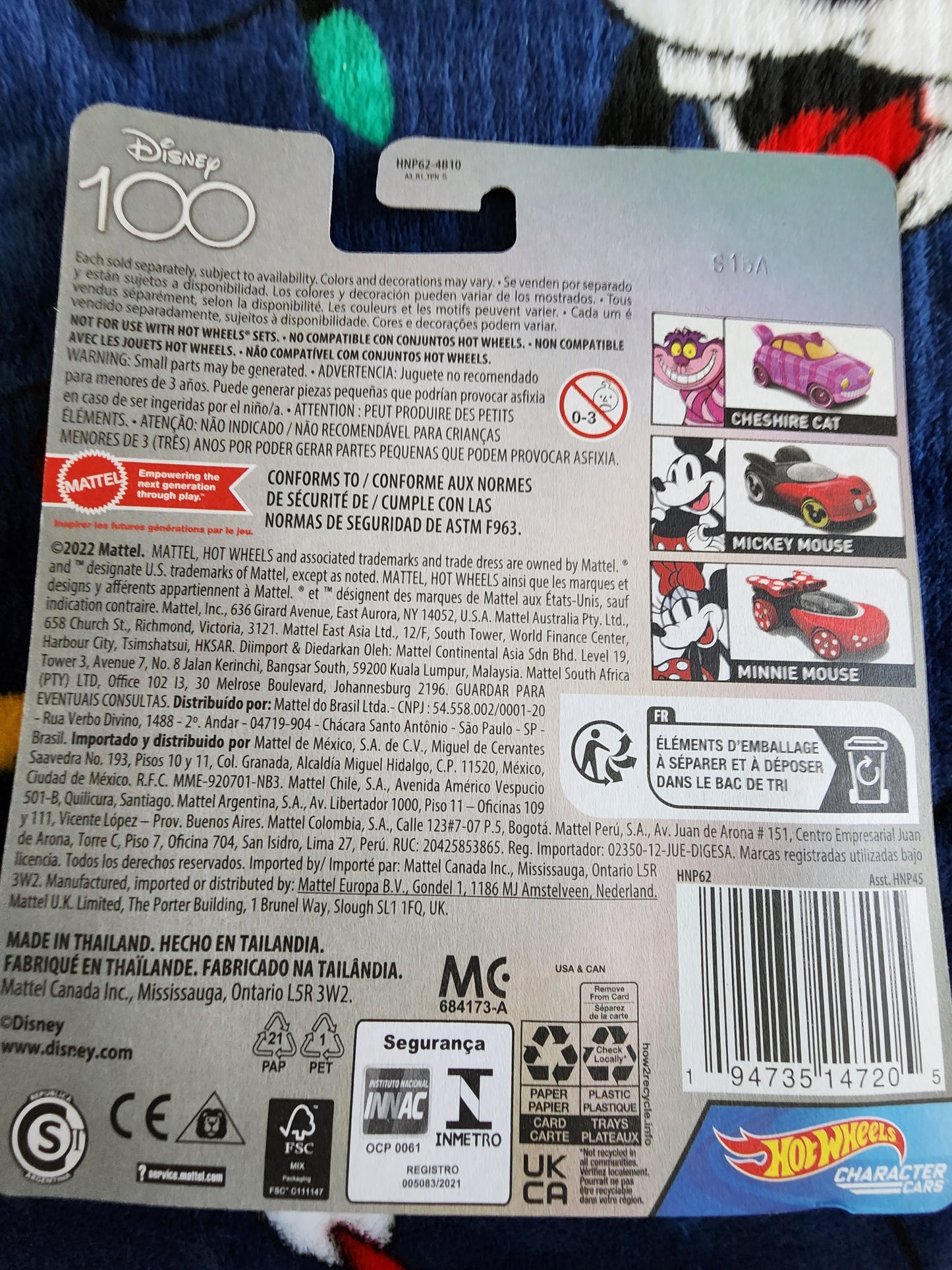 Disney 100th Anniversary Hot Wheels Minnie Mouse Car
