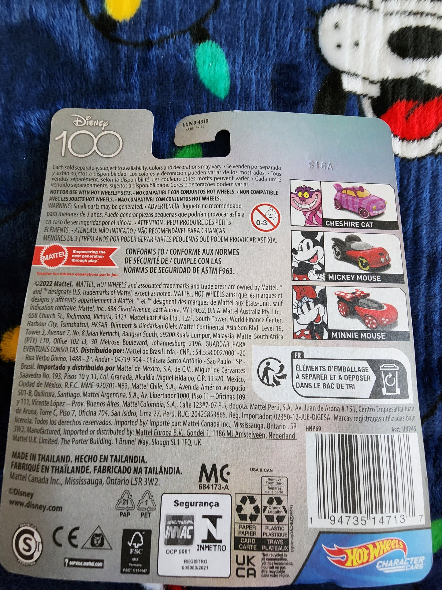 Disney 100th Anniversary Hot Wheels Mickey Mouse Car