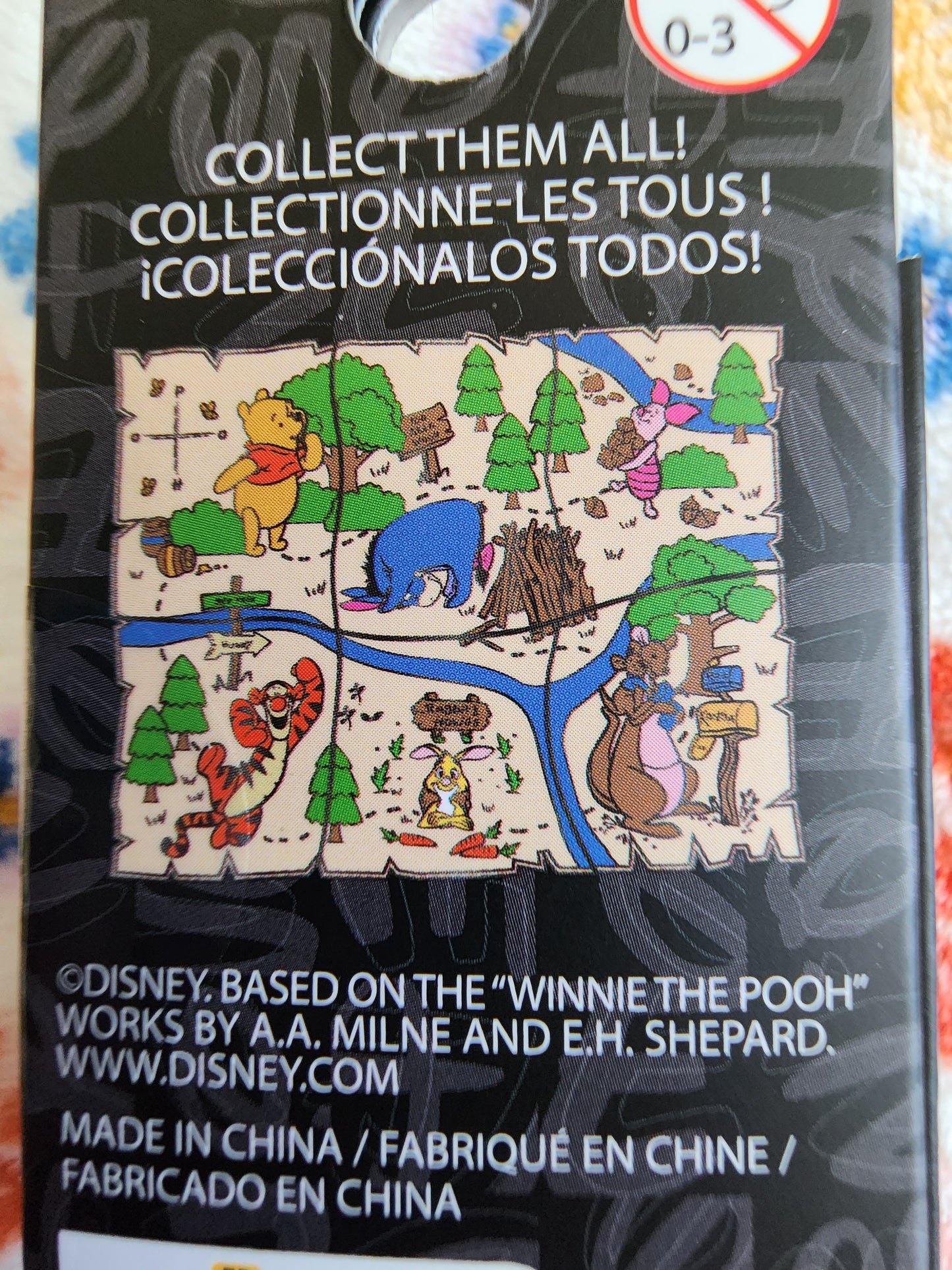 Loungefly Winnie the Pooh and Friends 100 Acre Woods Map Mystery Pins