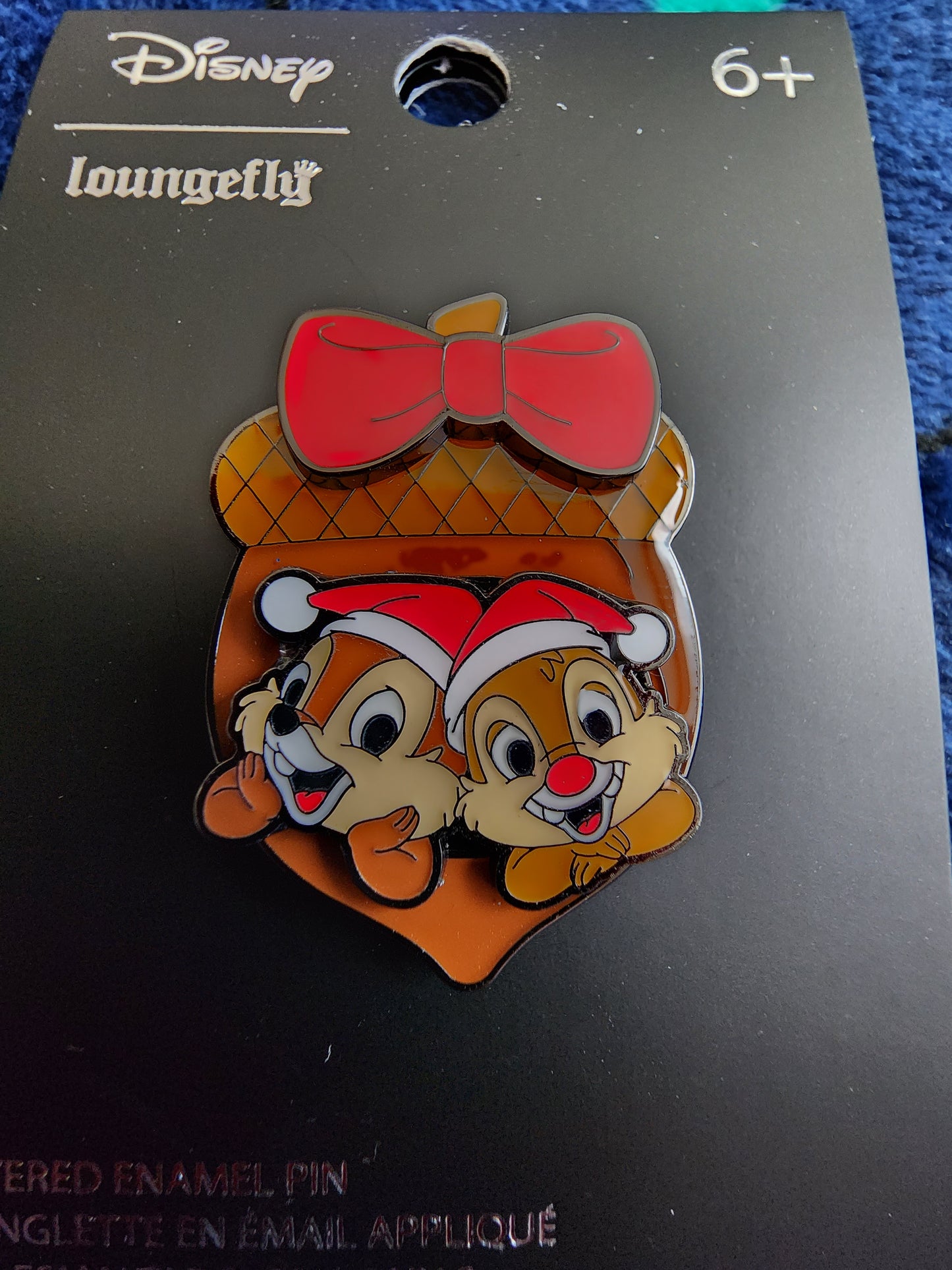 Loungefly Disney Chip and Dale Christmas Pin