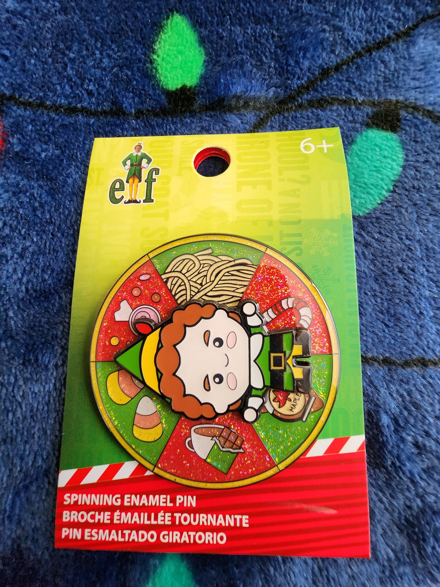 Loungefly Chibi Elf Food Spinner Christmas Pin