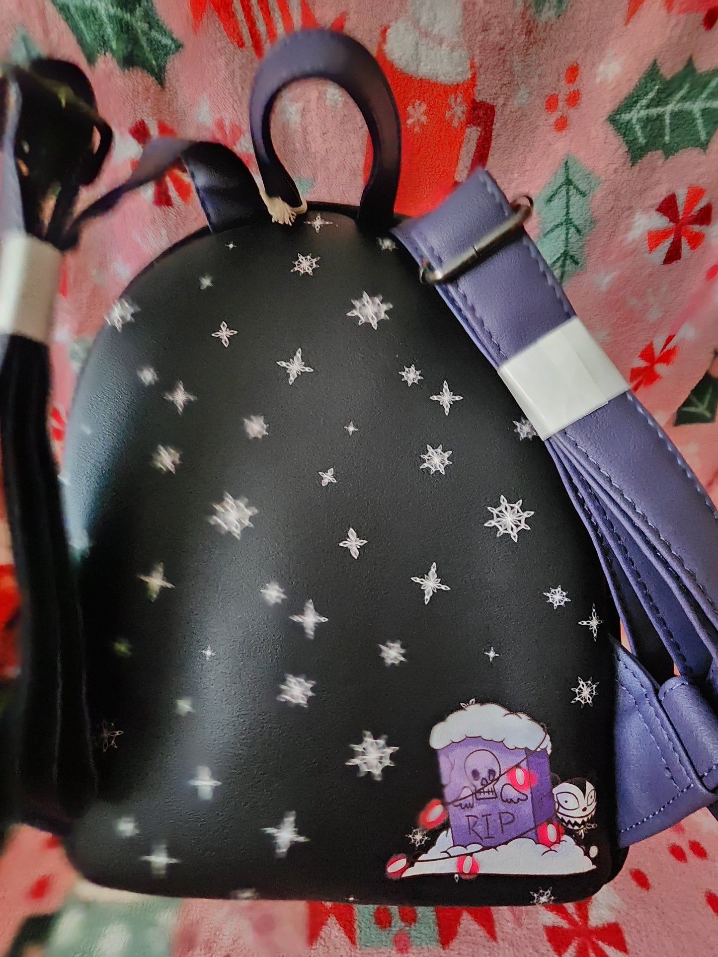 Loungefly Disney Nightmare Before Christmas Santa Jack and Zero Backpack