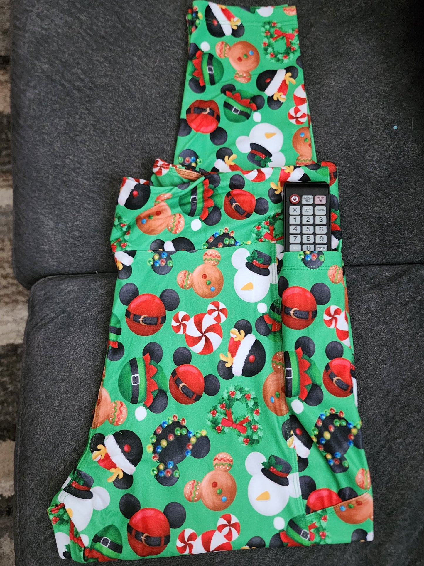 CP Disney Mickey Mouse Holiday Christmas Leggings
