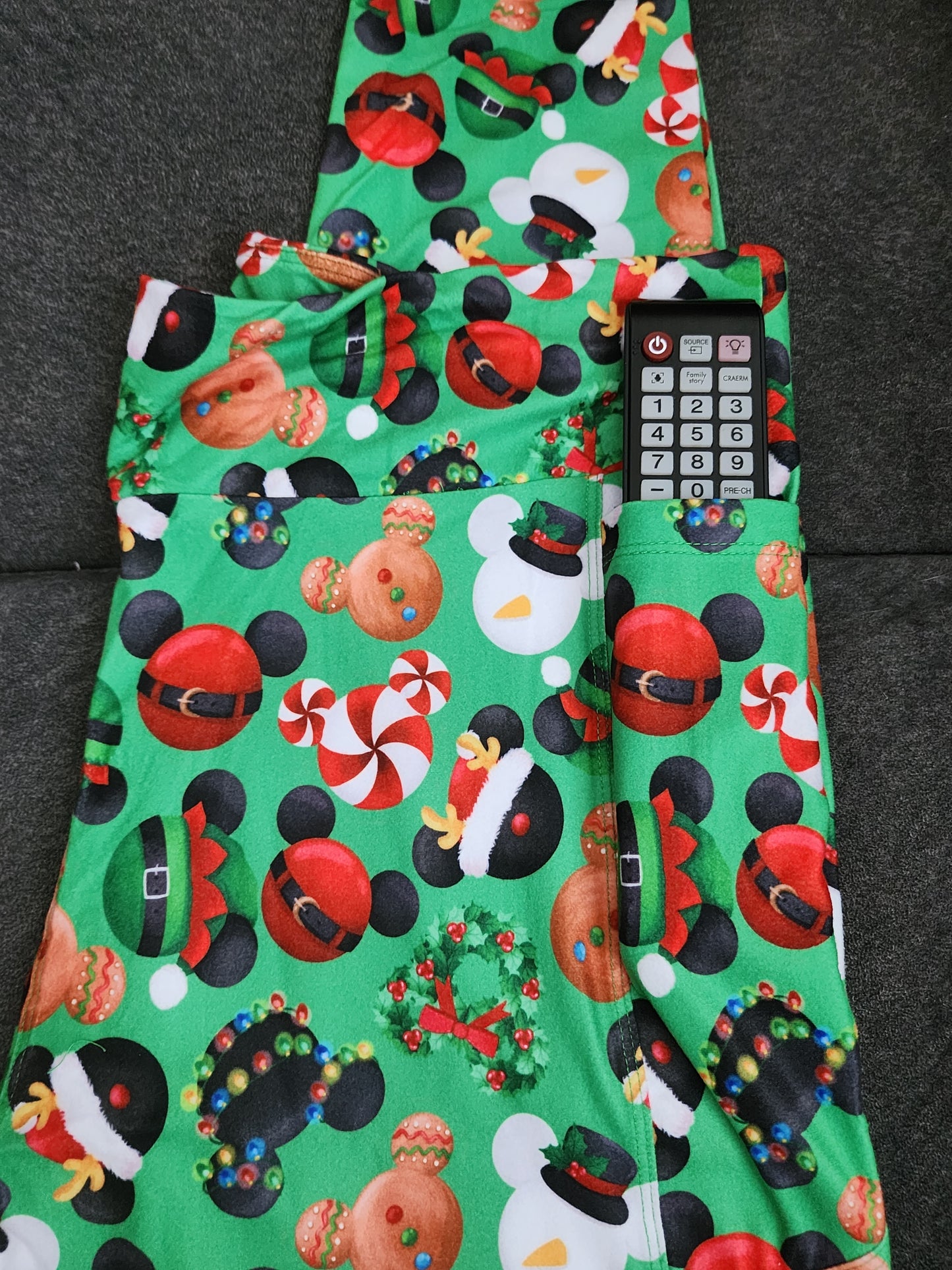 *Charlies Project Disney Mickey Mouse Holiday Christmas Leggings