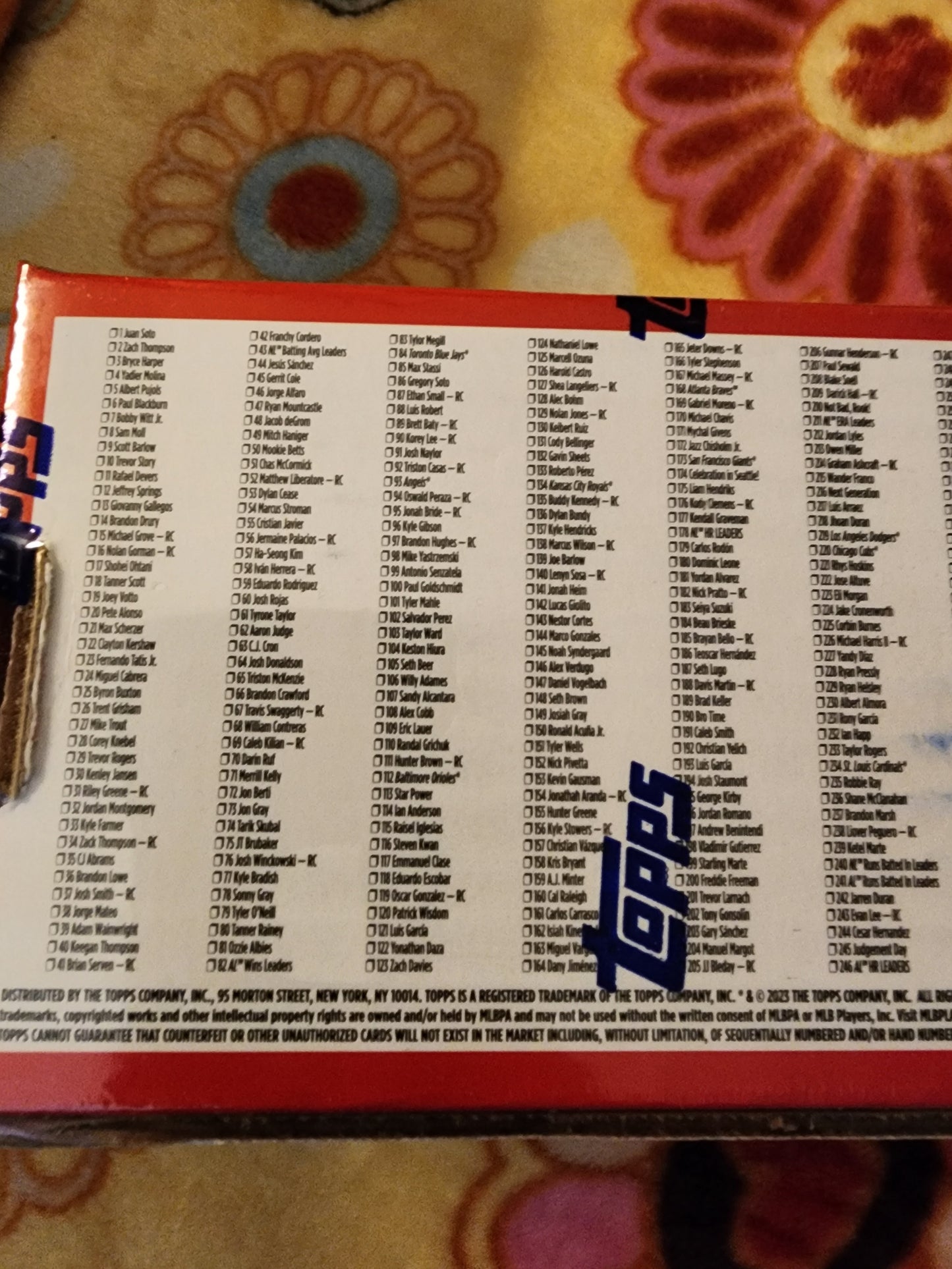 2023 Topps Baseball Complete Factory Hobby Set