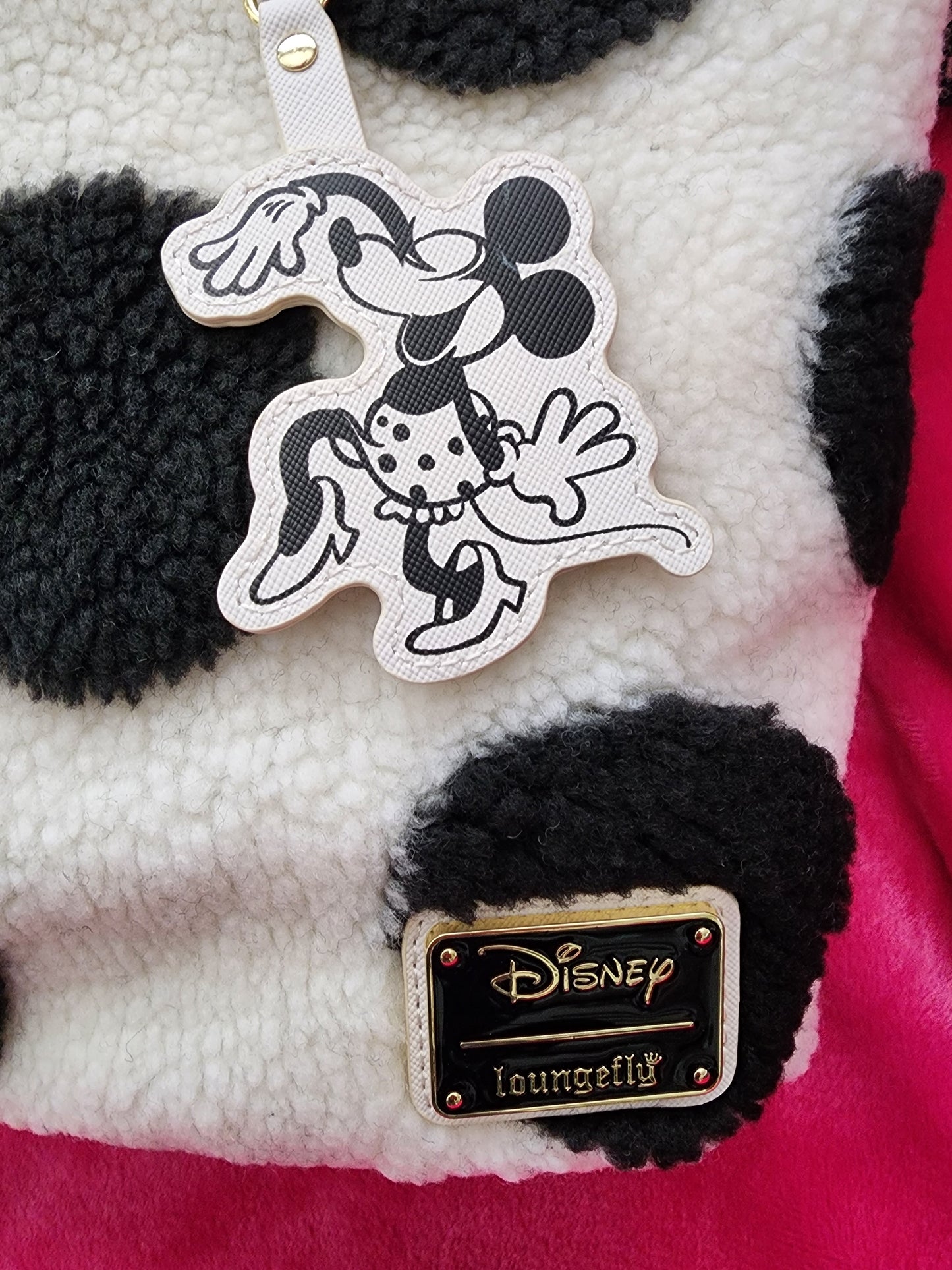 Loungefly Disney Minnie Mouse Fur Tote Bag