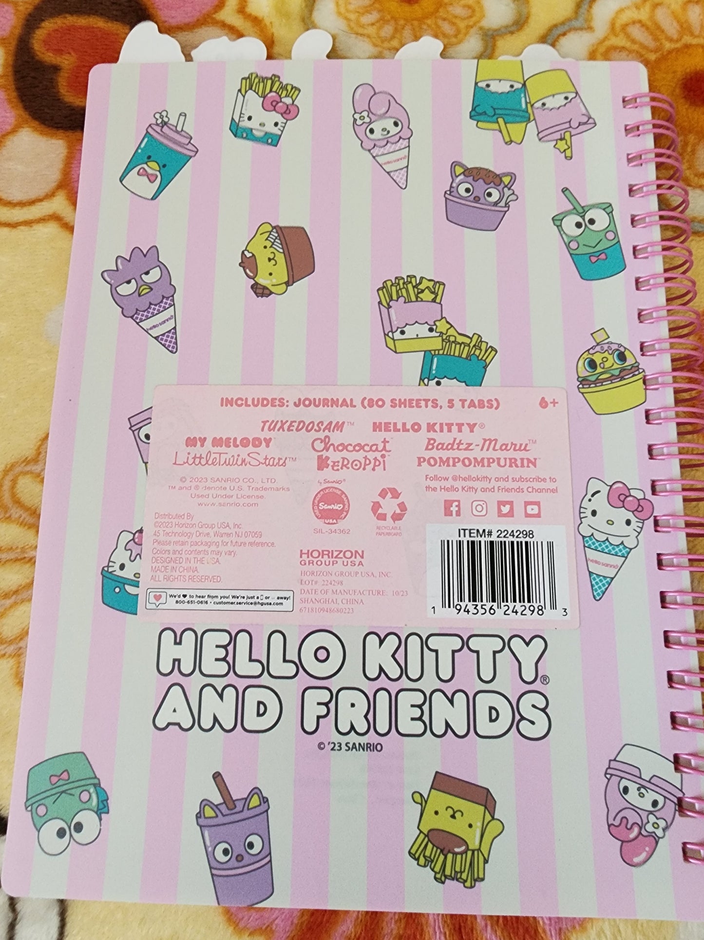Hello Kitty and Friends Notebook