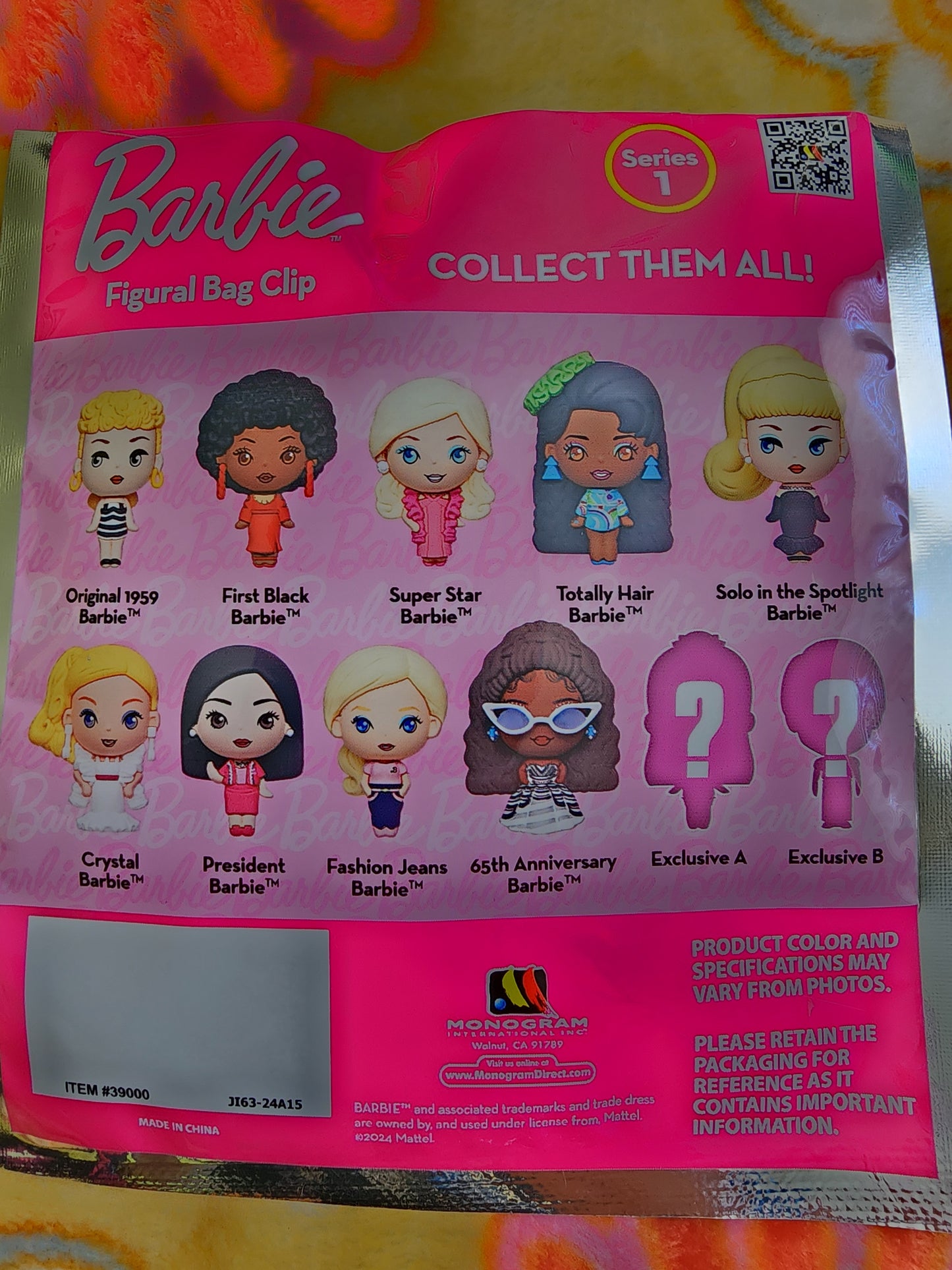 Barbie Mystery Bag Clips