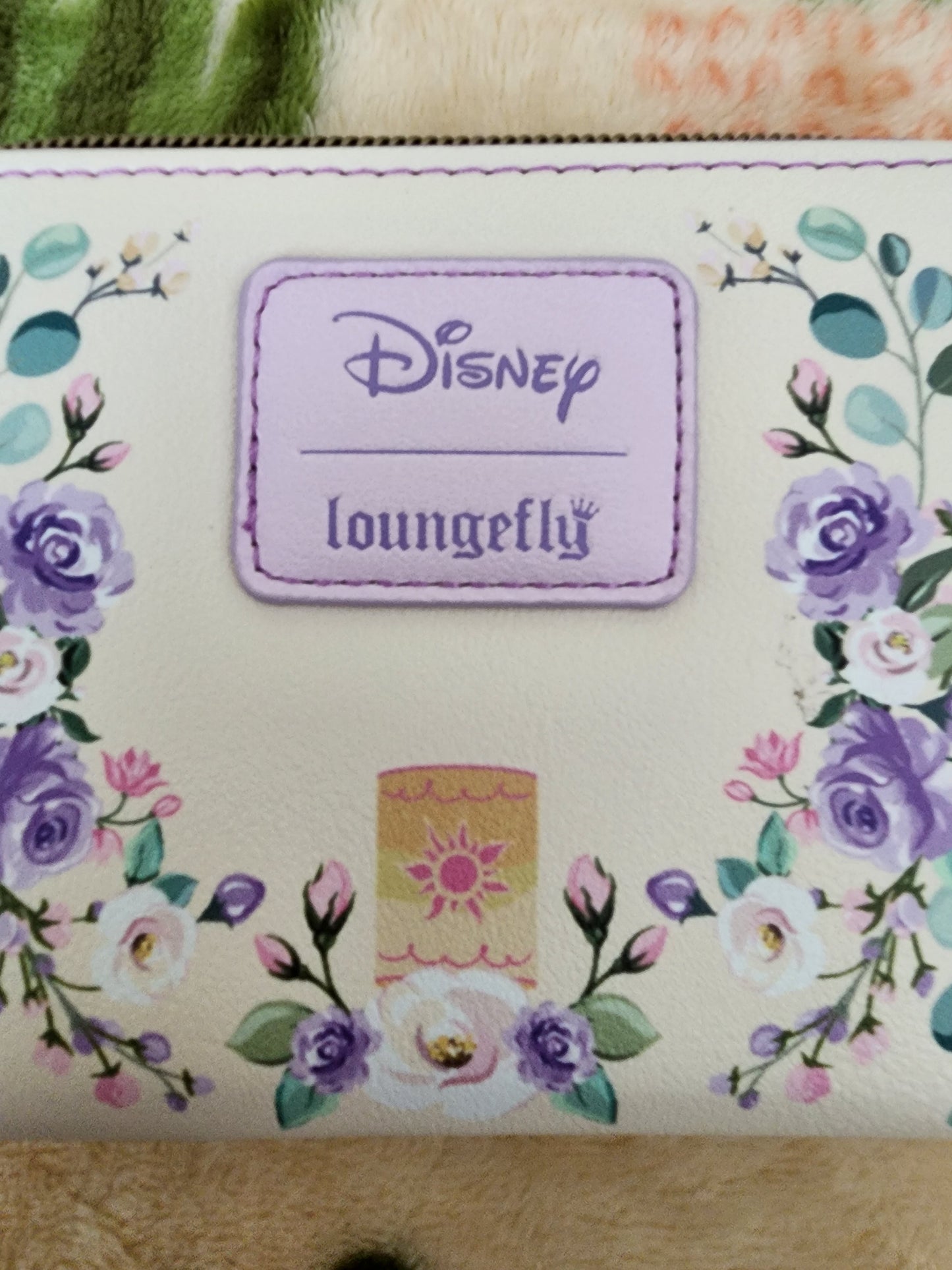 Loungefly Disney Tangled Rapunzel and Pascal Floral Wallet