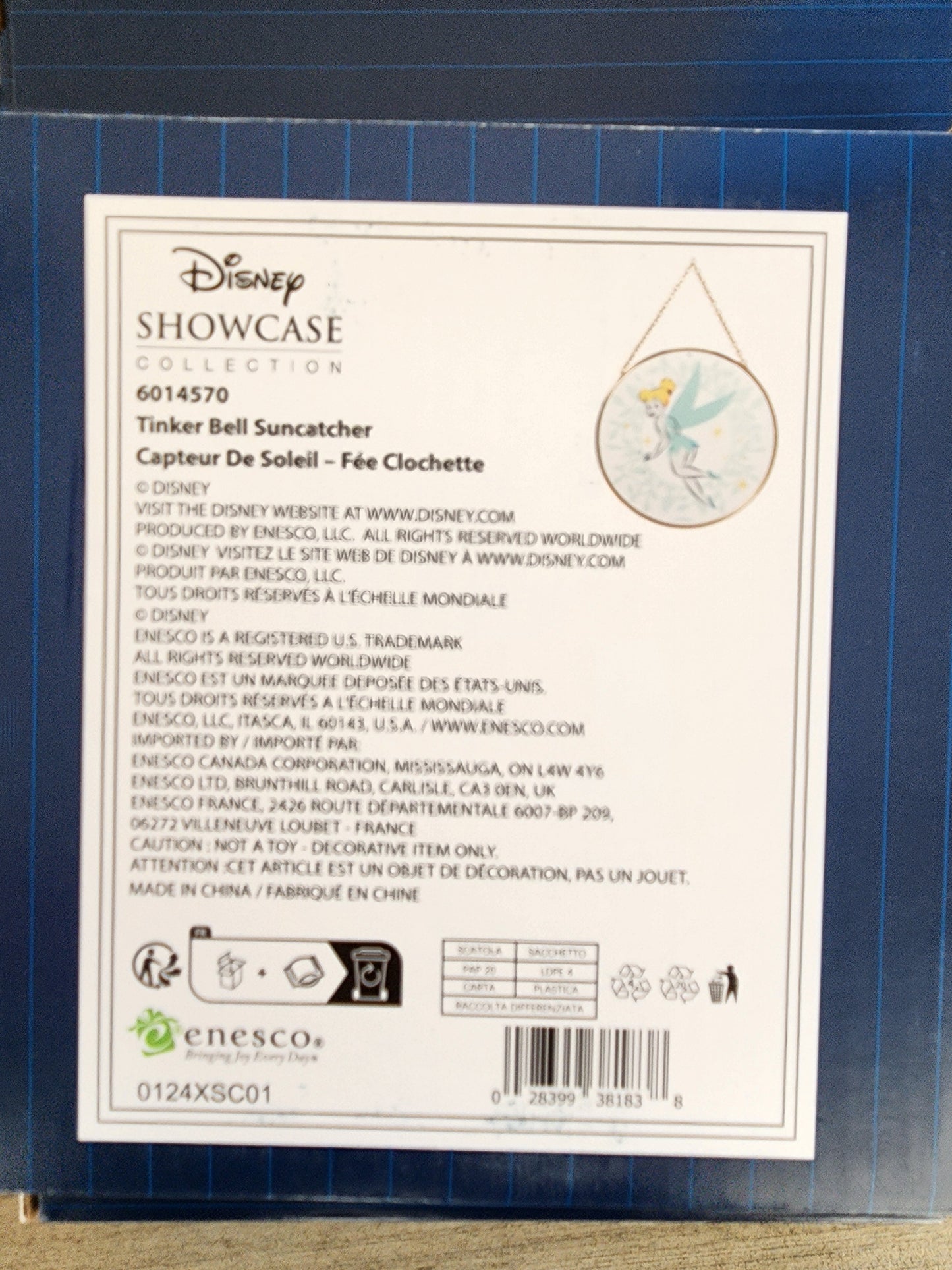 Disney Showcase Tinkerbell Suncatcher