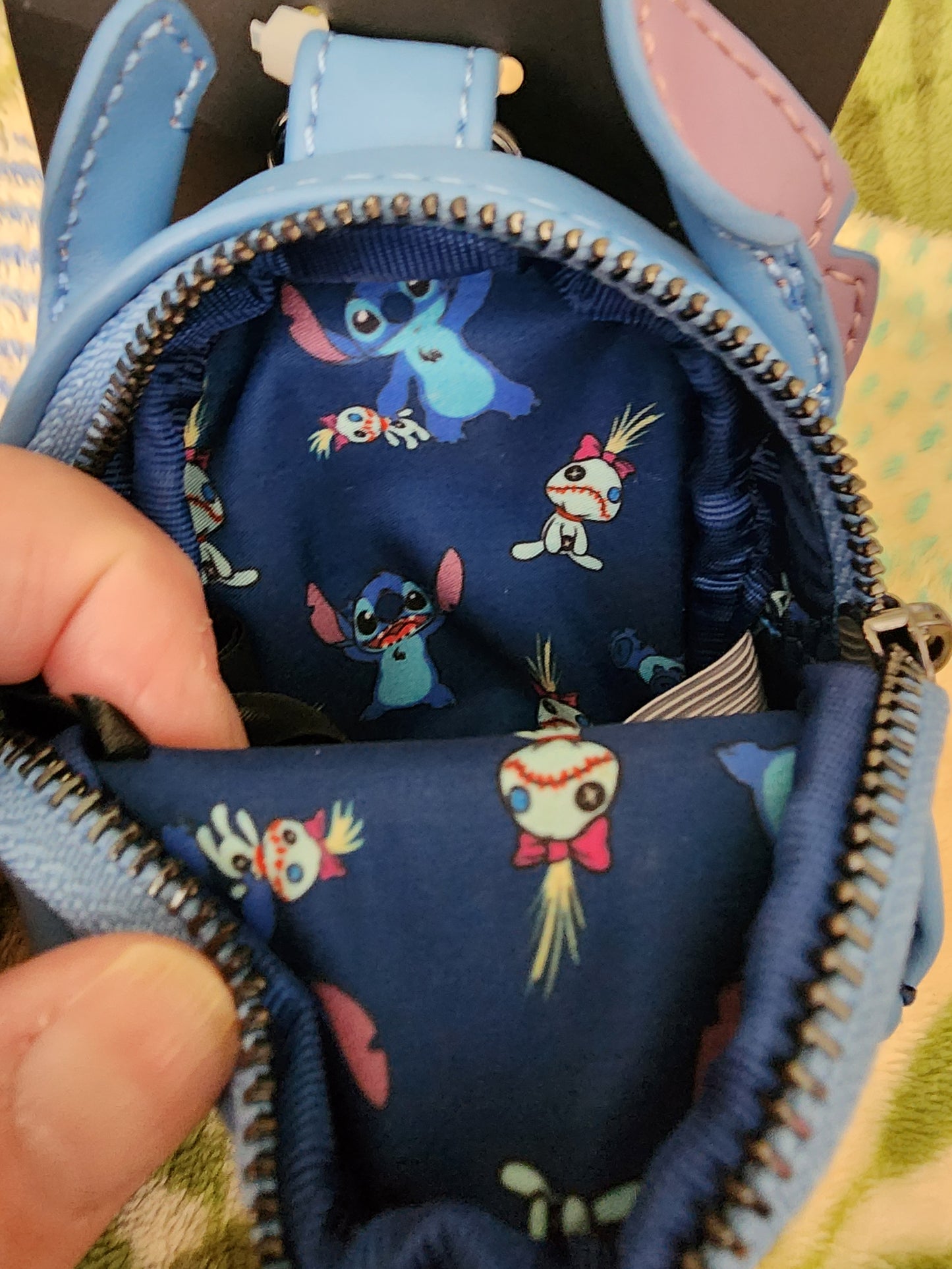 Loungefly Disney Stitch Mini Pocket Backpack Bag Clip/Key Chain