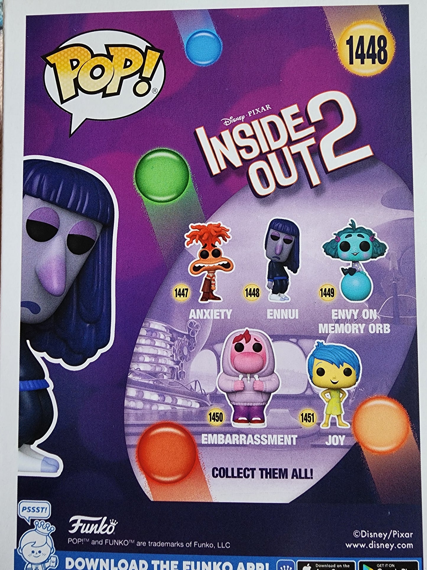 Funko Pop Disney Pixar Inside Out 2 Figure