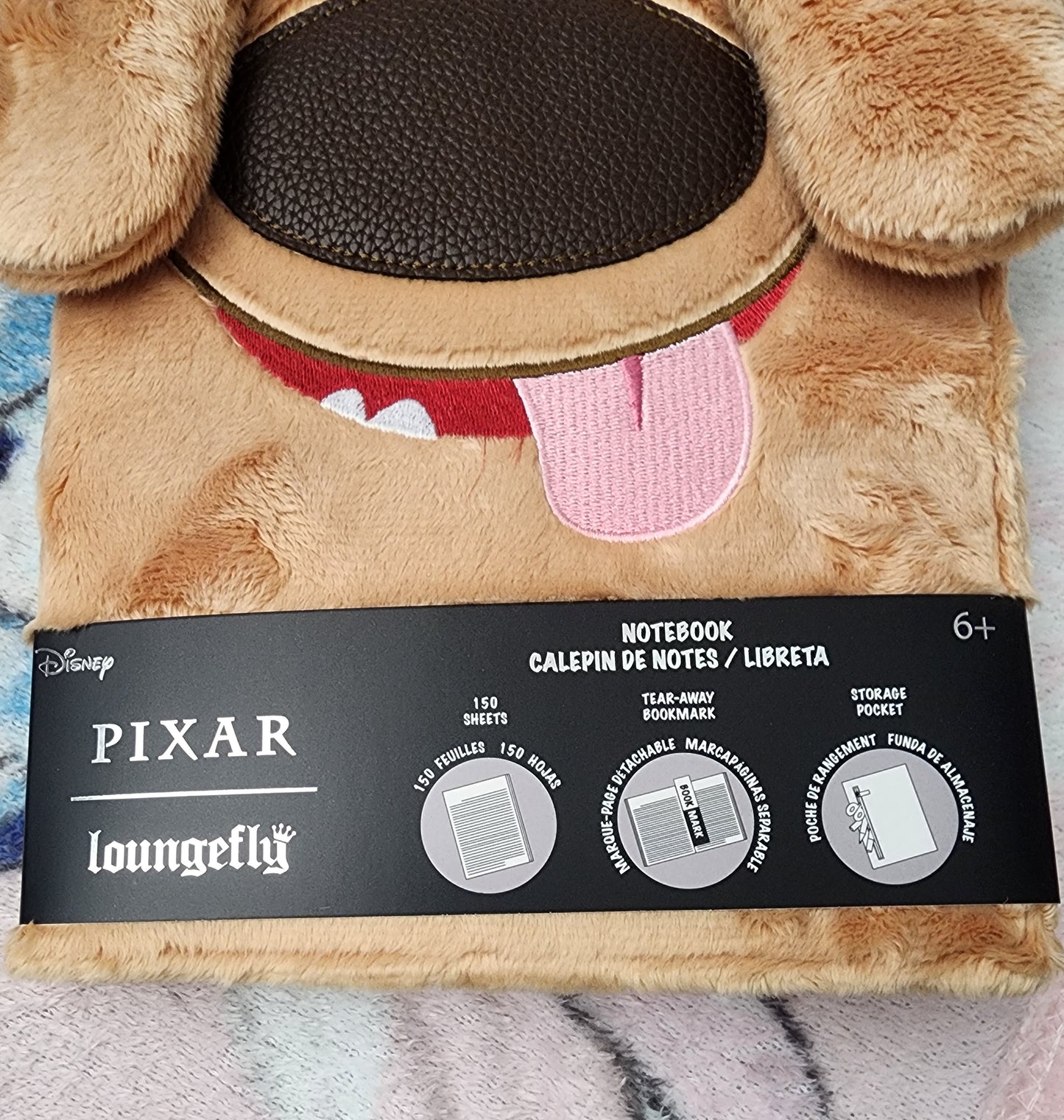 Loungefly Disney Pixar Up Dug Plush 15th Anniversary Notebook