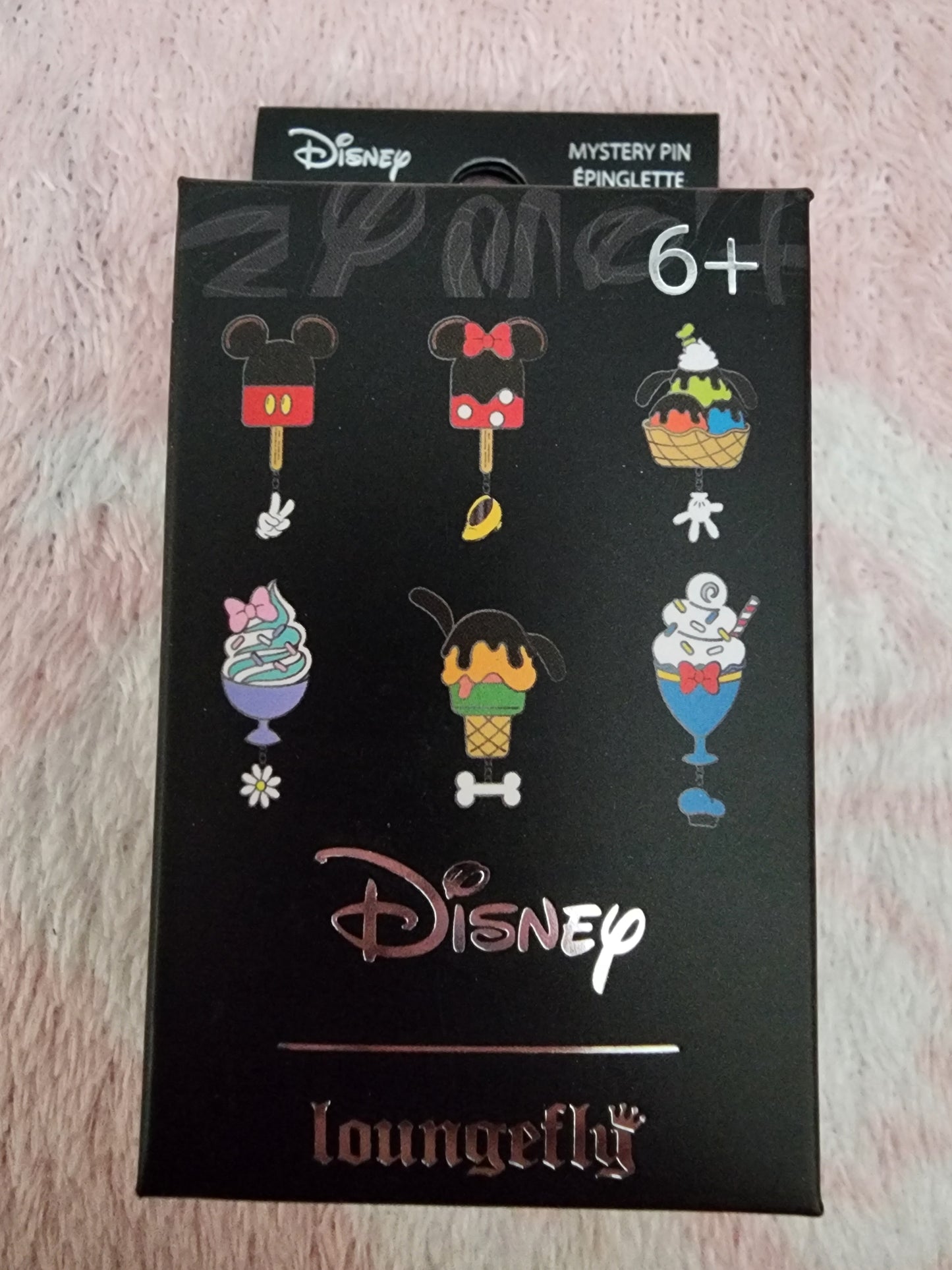 Loungefly Disney Mickey and Friends Ice Cream Charm Mystery Pins