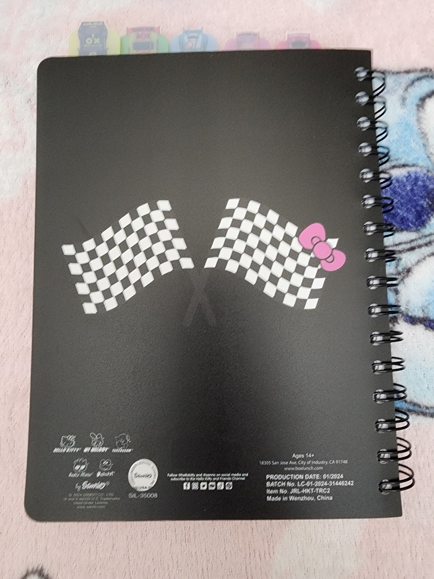 Hello Kitty and Friends Race Car Notebook
