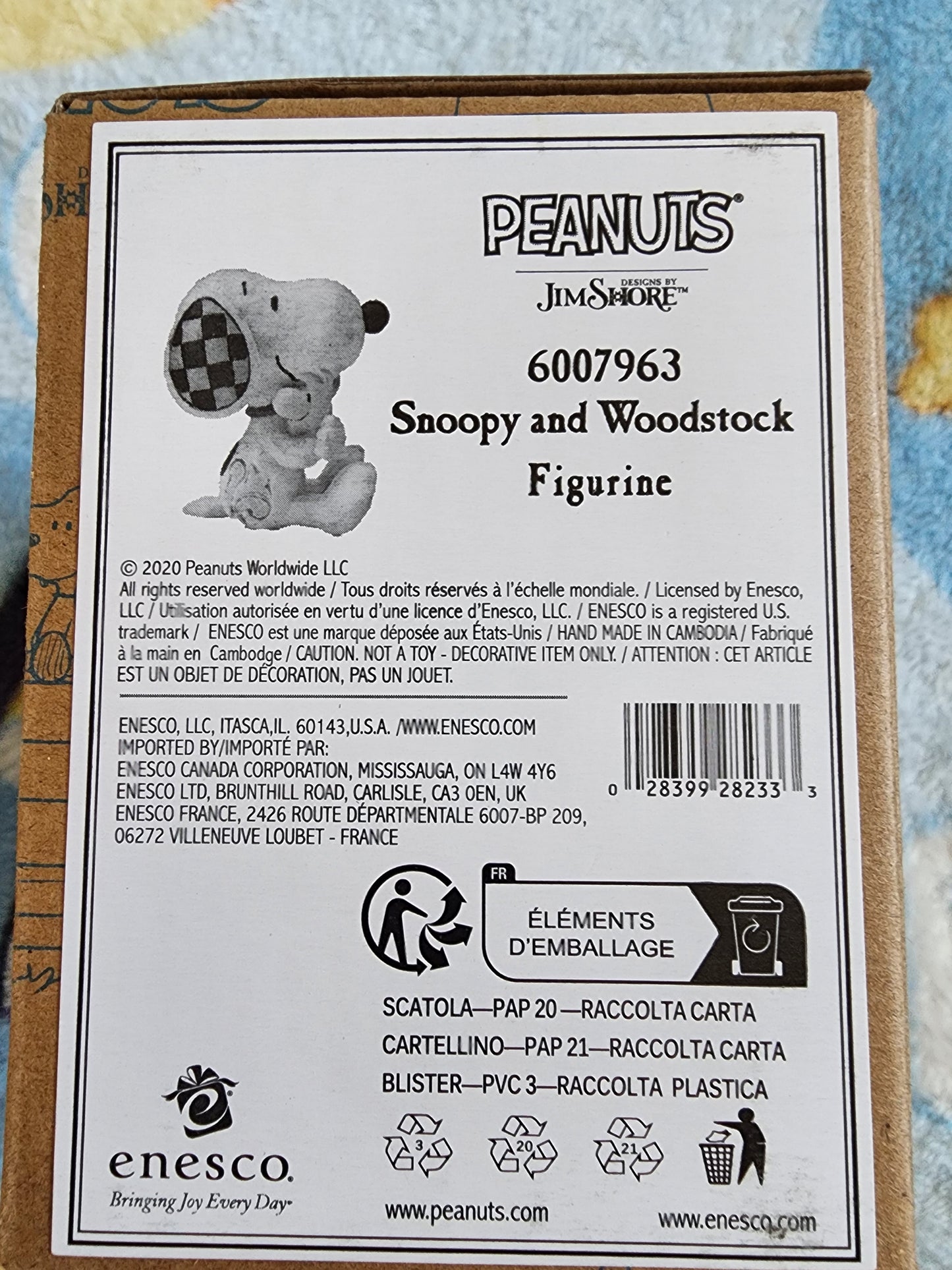 Jim Shore Snoopy with Woodstock Figure