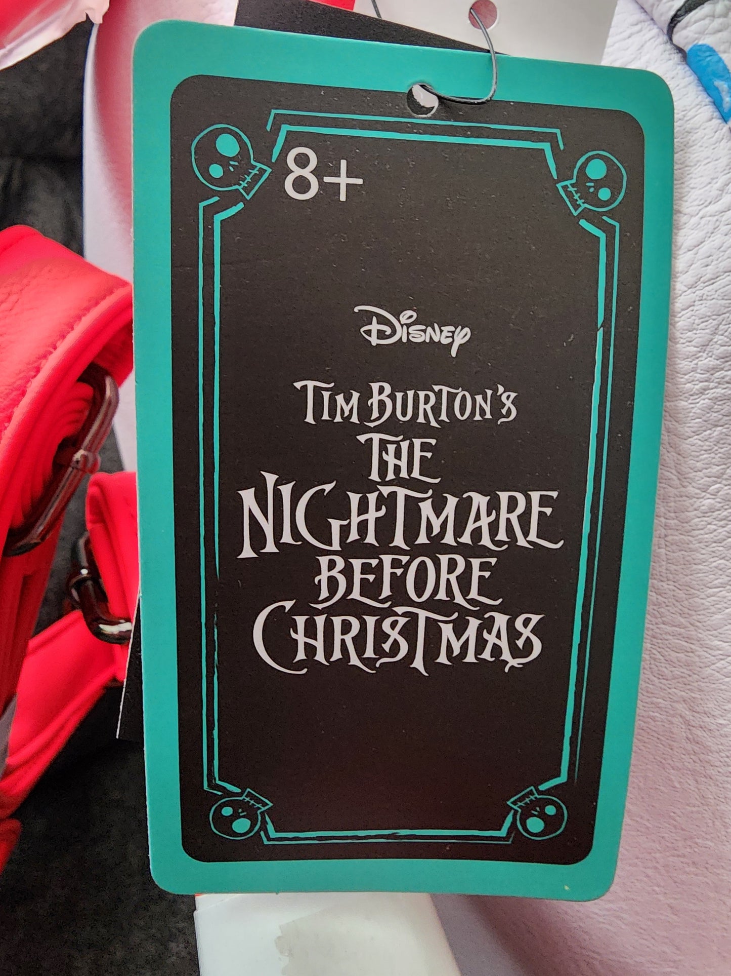 Loungefly Disney Nightmare Before Christmas Jack and Sally Holiday Backpack