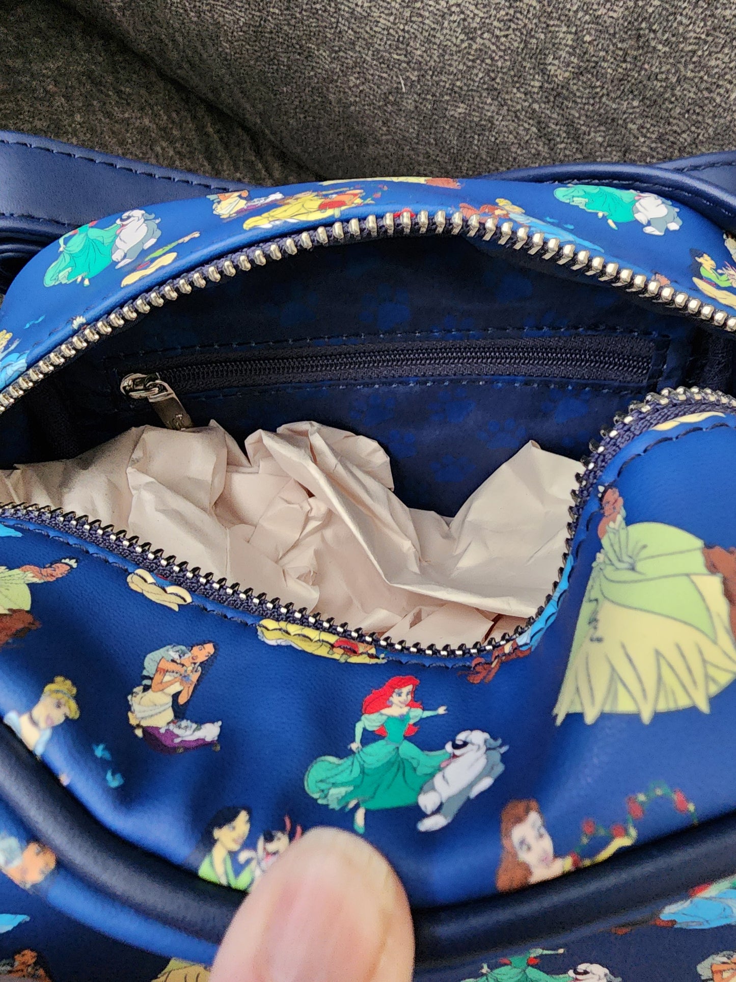 Loungefly Disney Princesses and Their Pets Crossbody Bag