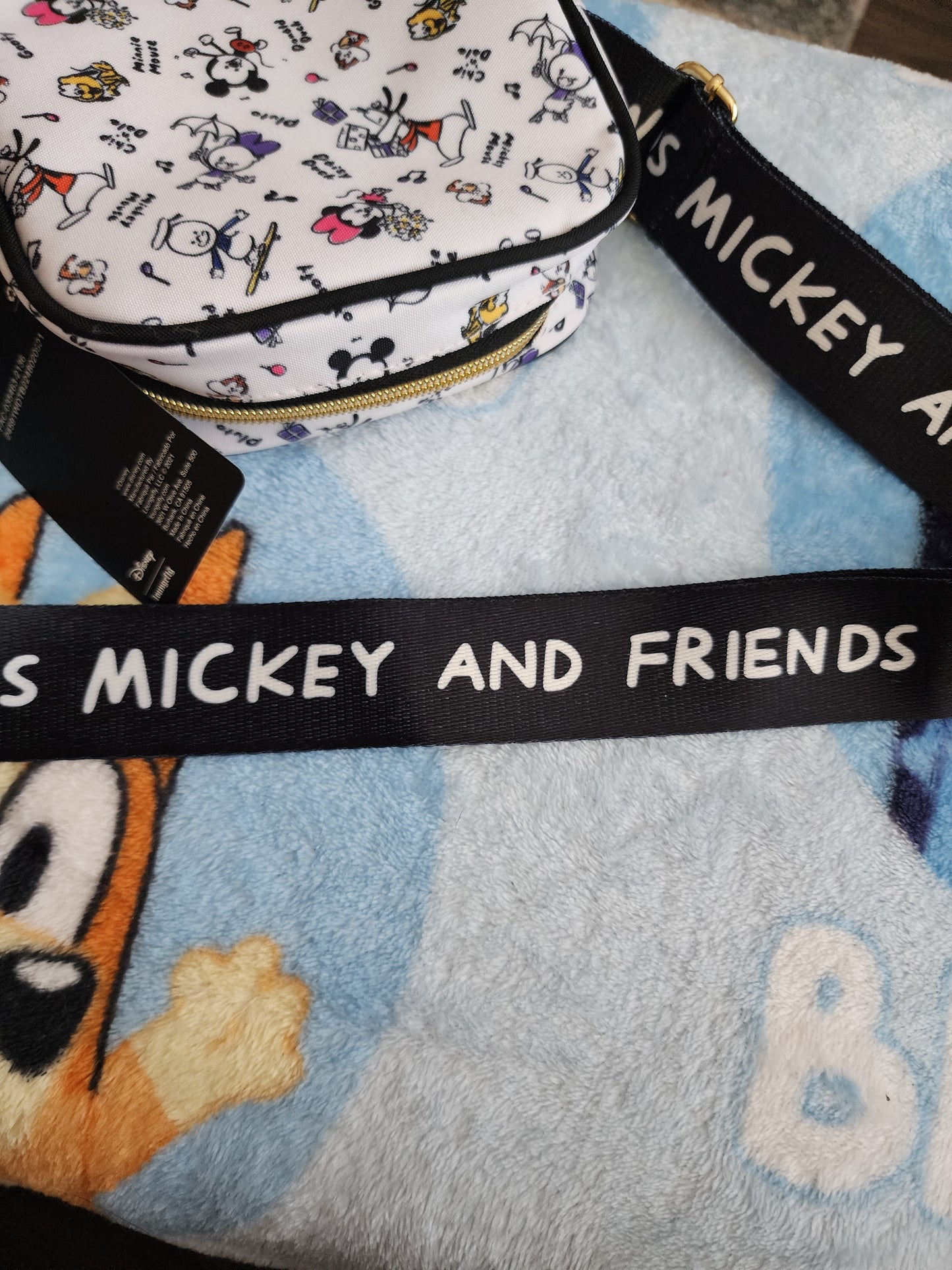 Loungefly Disney Mickey and Friends Cartoon Crossbody Bag