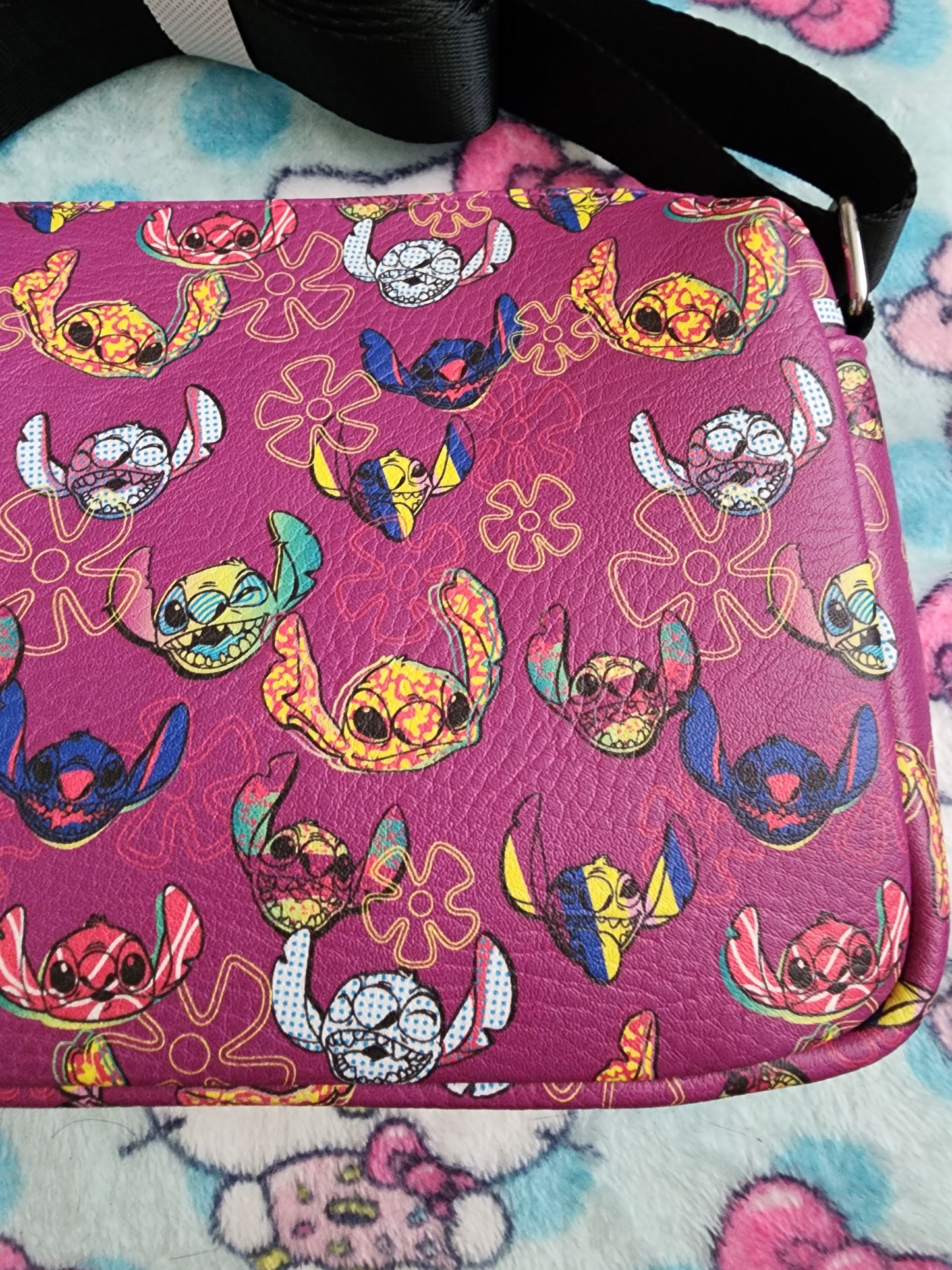 Disney Stitch Faces Crossbody Bag