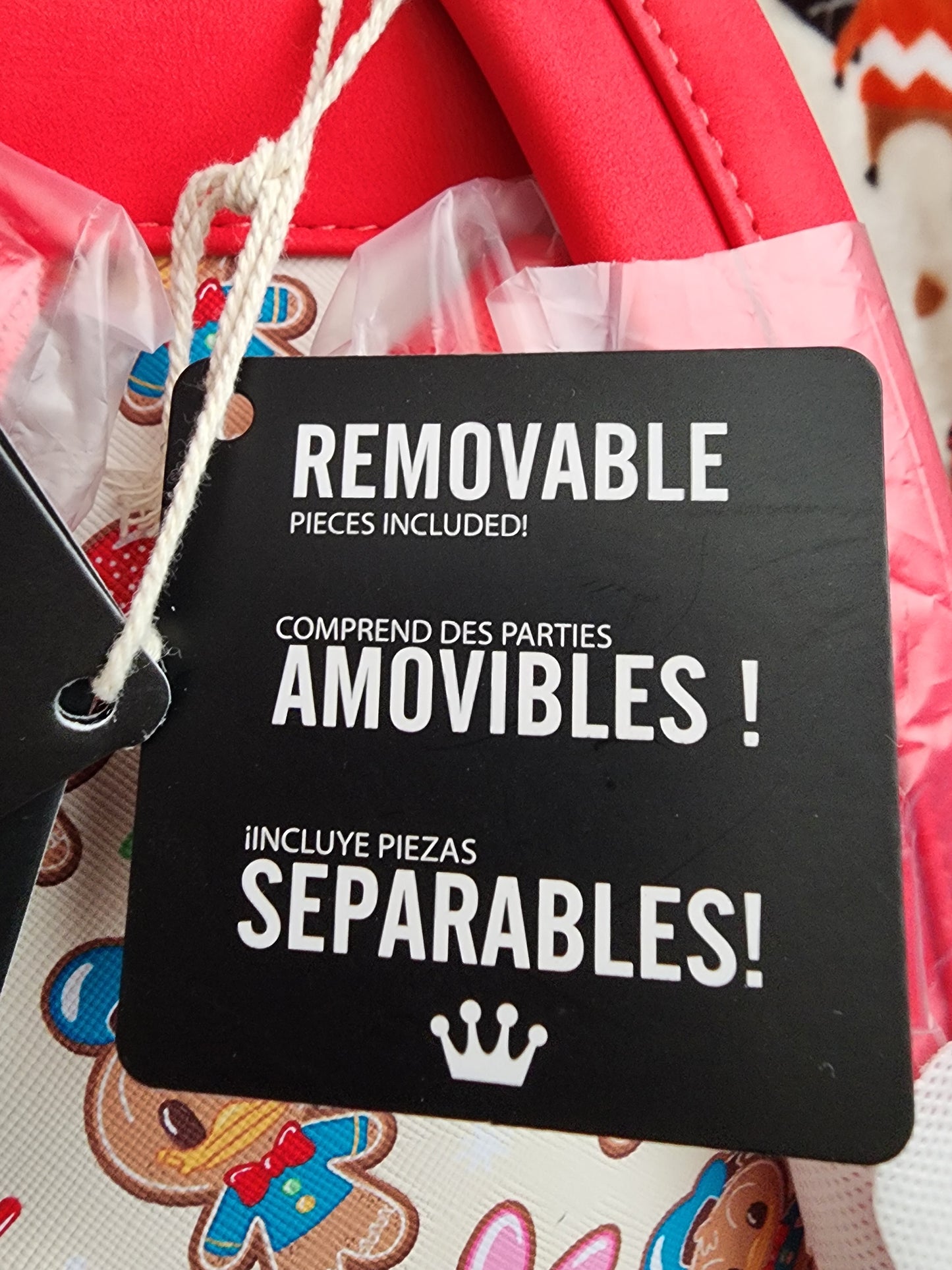 Loungefly Disney Mickey, Minnie and Friends Gingerbread Cookie Backpack and Headband