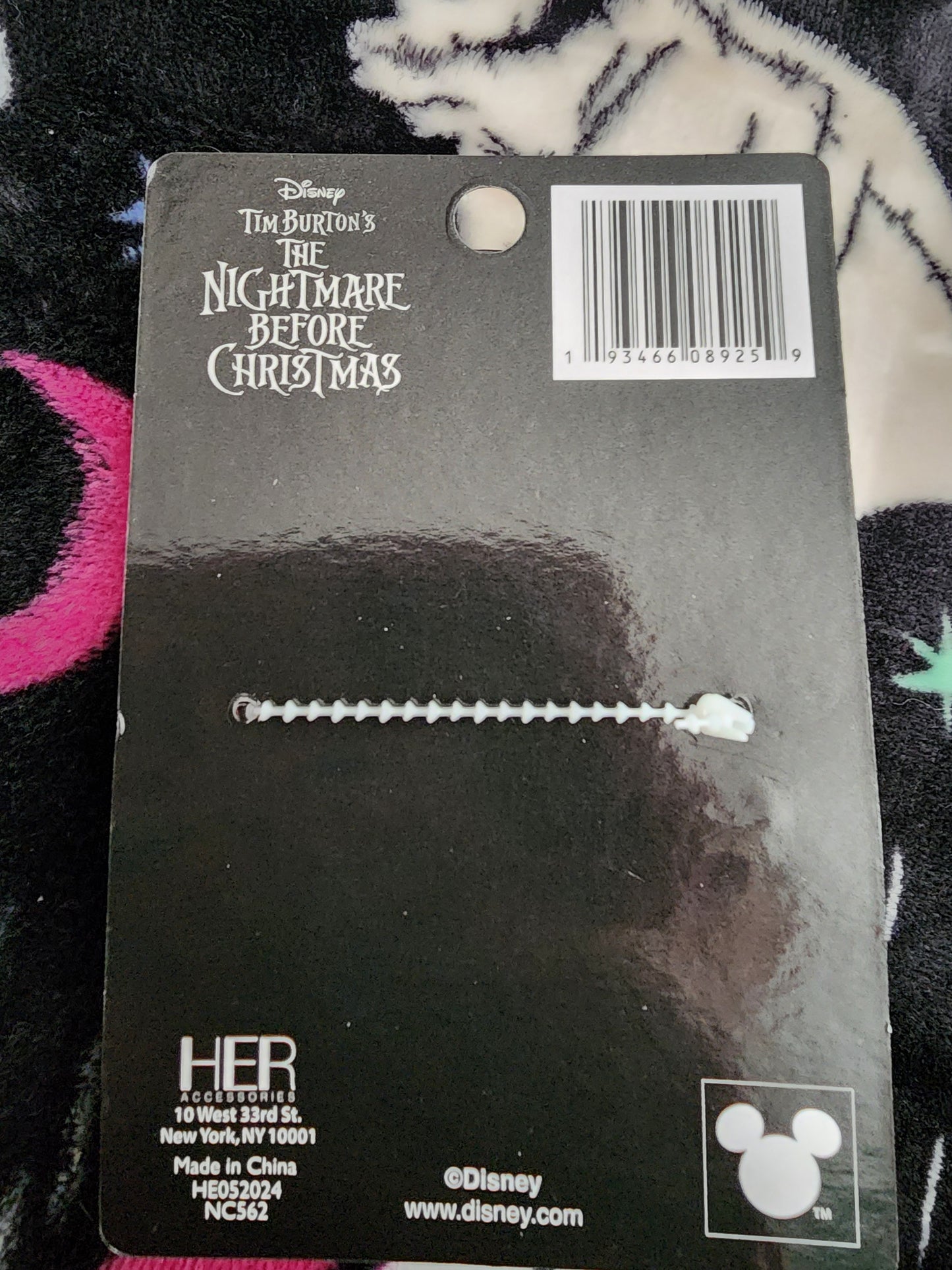 Disney Nightmare Before Christmas Jack Skellington Hair Clip