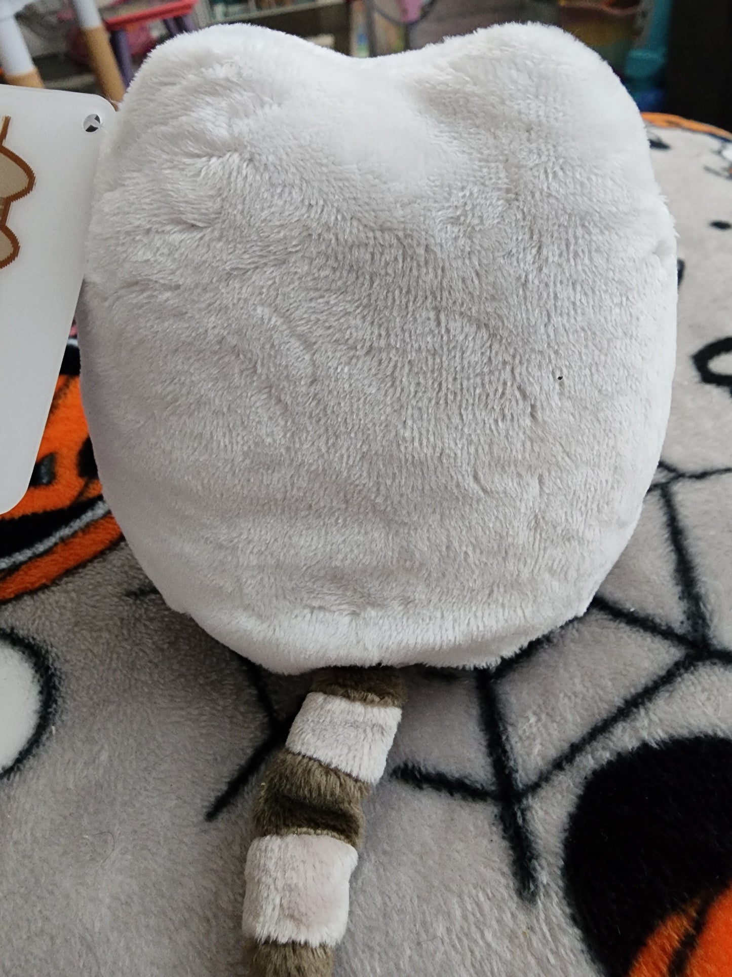 Pusheen Cat as a Ghost Halloween Plush